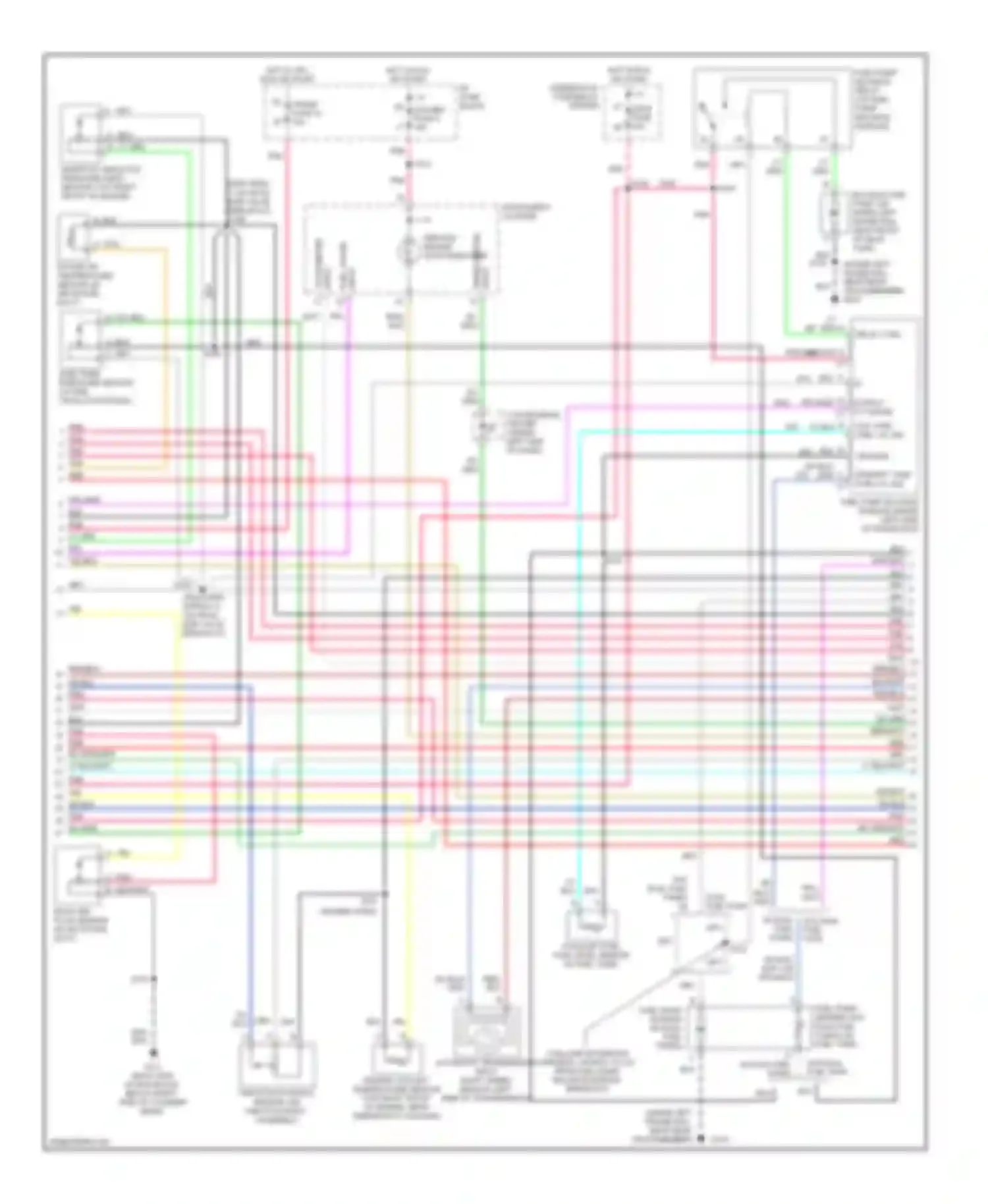Wiring diagram gauges fuse 4 for Chevrolet Pickup C2500  (1988-2000) (40 of 54)