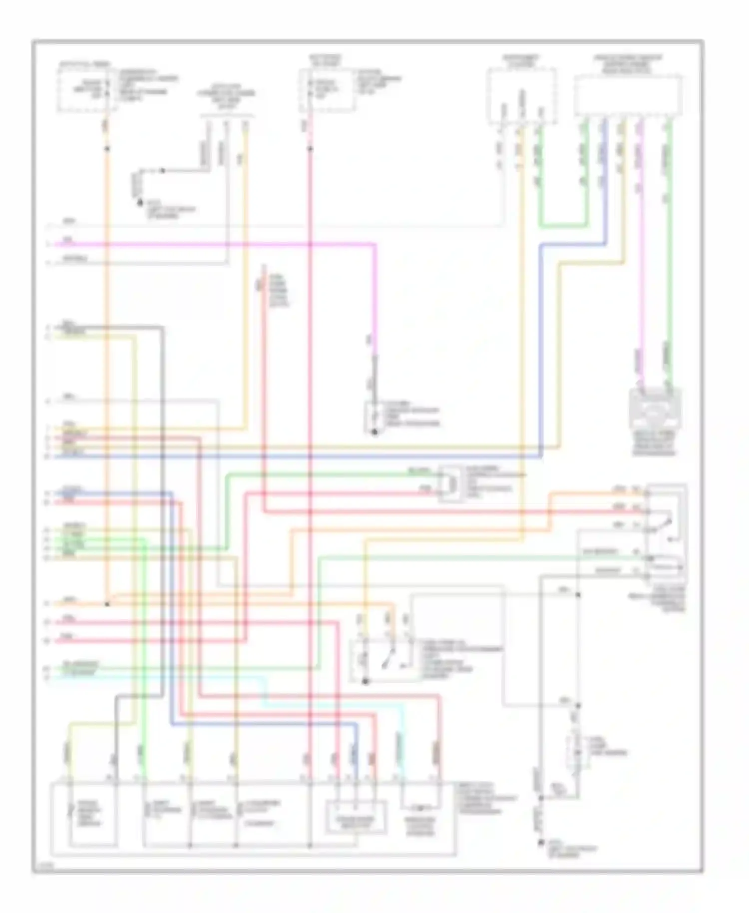 Wiring diagram shift solenoid 1-2 for Chevrolet Pickup C2500  (1988-2000) (1 of 1)