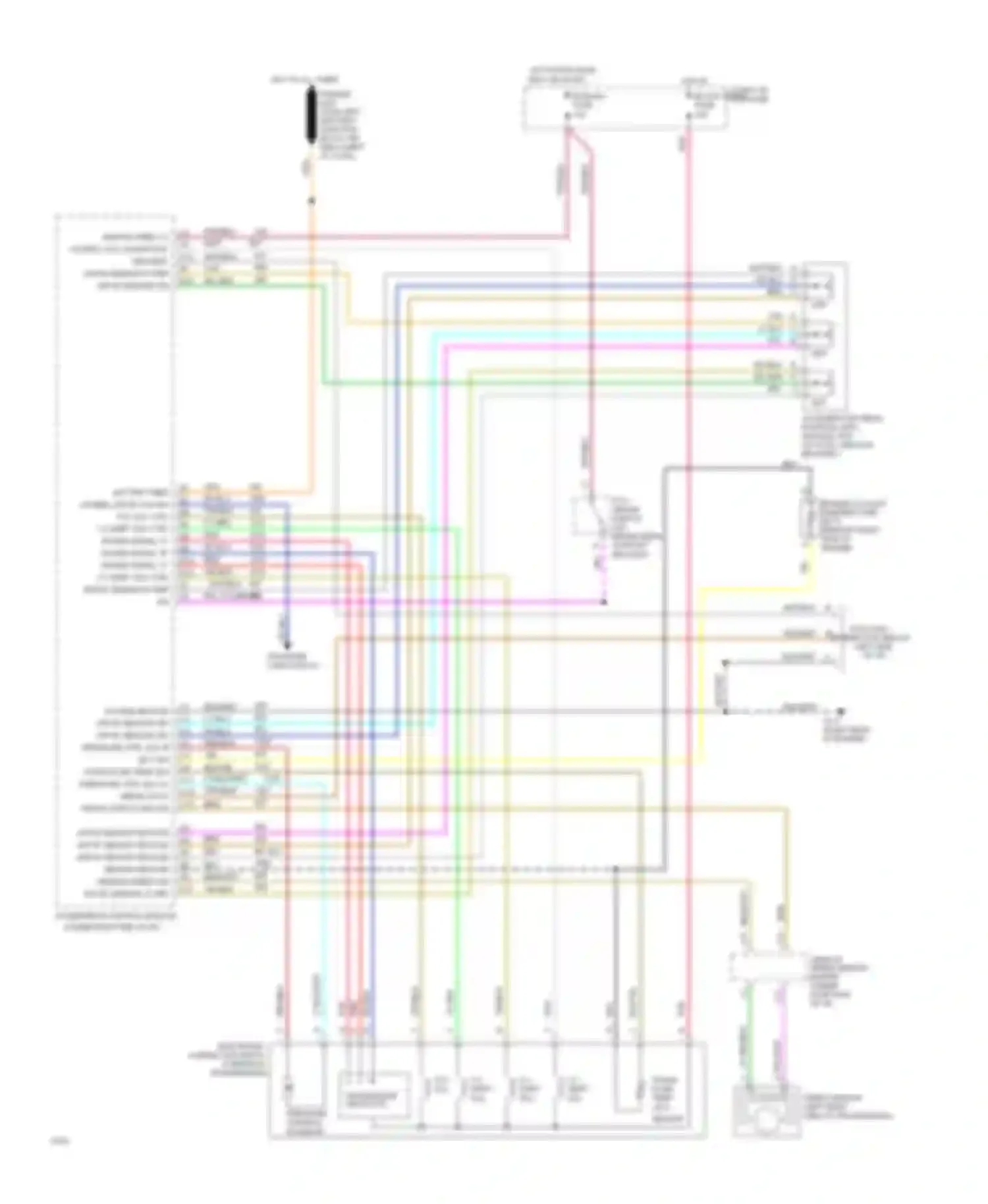 Wiring diagram 1-2 shift sol tcc sol for Chevrolet Pickup C3500  (1988-2000) (1 of 1)