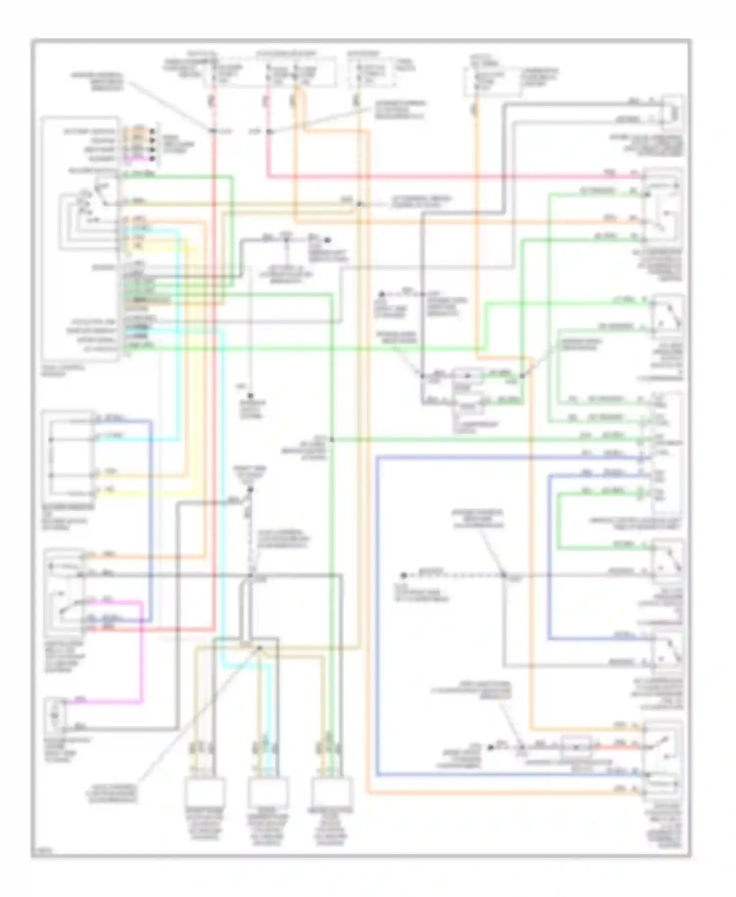 Wiring diagram fuse block for Chevrolet Pickup C3500  (1988-2000) (73 of 82)