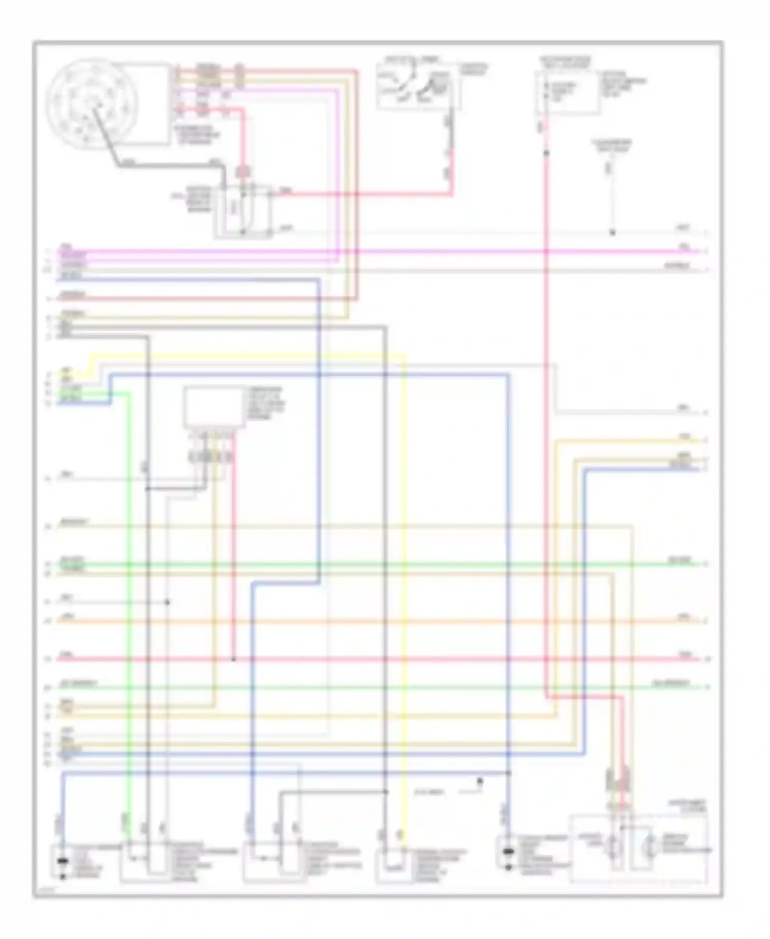 Wiring diagram ignition switch for Chevrolet Pickup C3500  (1988-2000) (4 of 41)