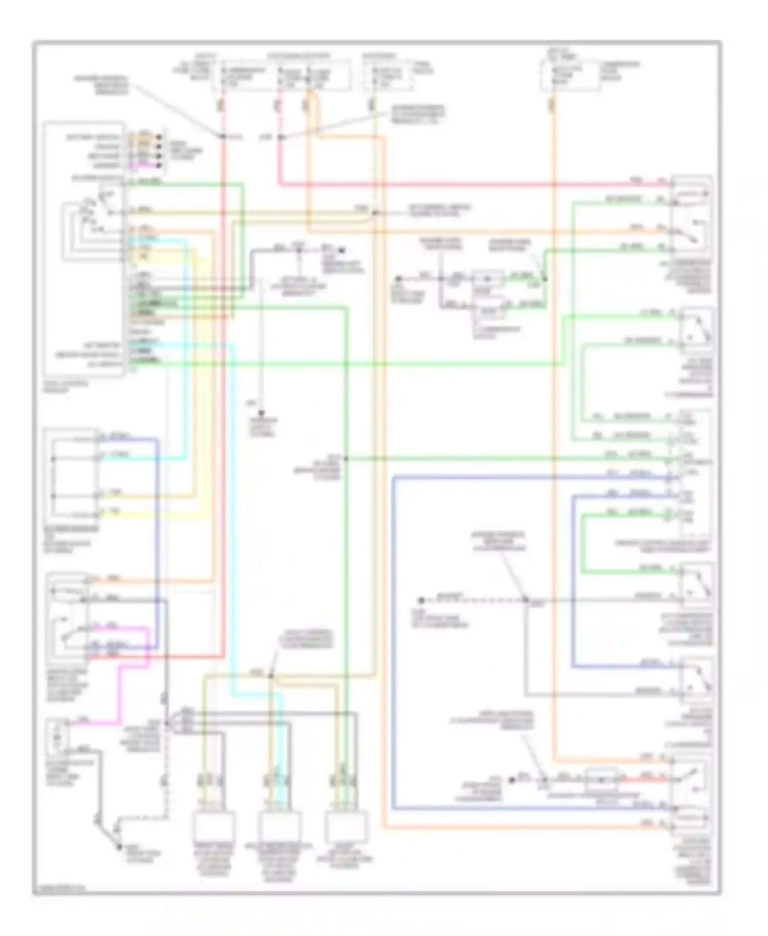 Wiring diagram (right side of engine for Chevrolet Pickup C3500  (1988-2000) (3 of 11)
