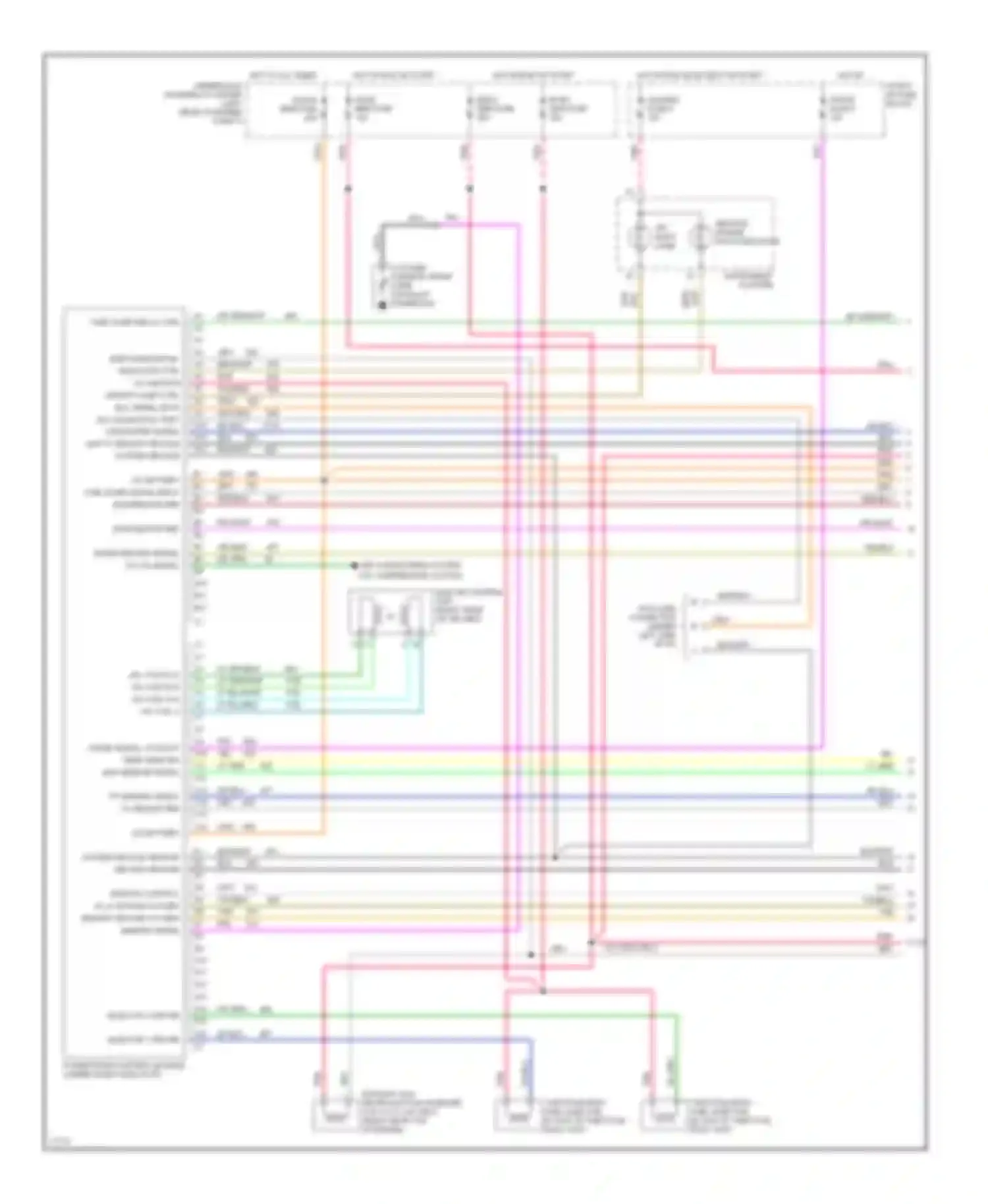Wiring diagram crank signal coolant temp sens sig map sensor signal for Chevrolet Pickup K2500  (1988-2000) (1 of 2)