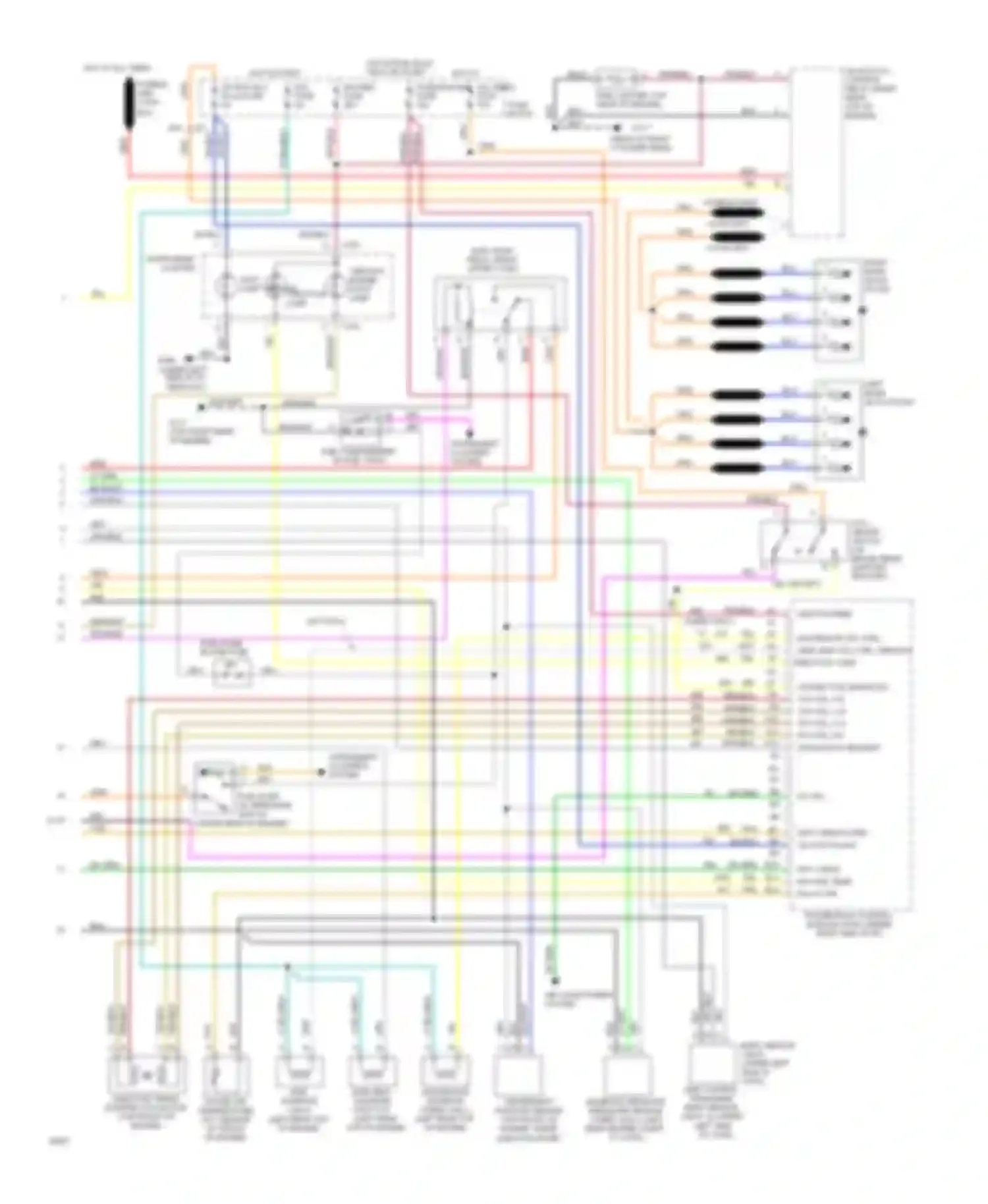 Wiring diagram ignition feed for Chevrolet Pickup K2500  (1988-2000) (1 of 8)