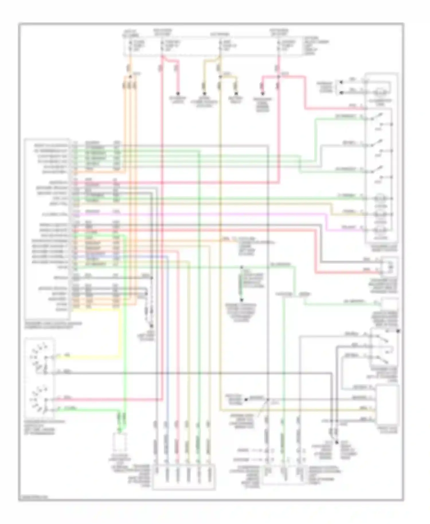 Wiring diagram spare power source auxiliary battery relay for Chevrolet Pickup K2500  (1988-2000) (1 of 10)