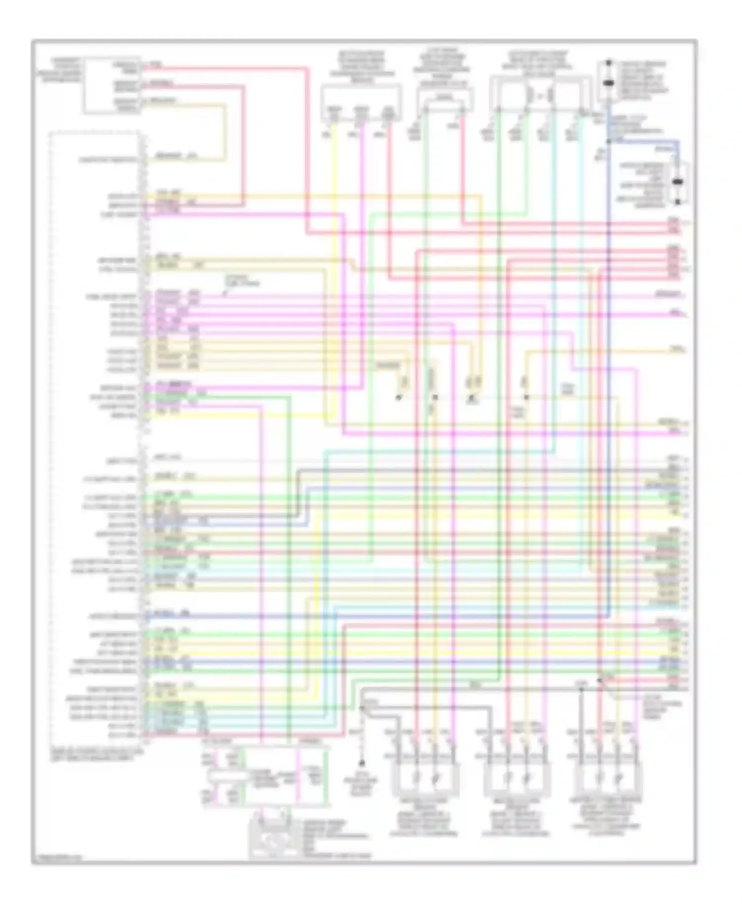 Wiring diagram vehicle speed sensor (left side of transmission, left side of for Chevrolet Pickup K3500  (1988-2000) (1 of 2)