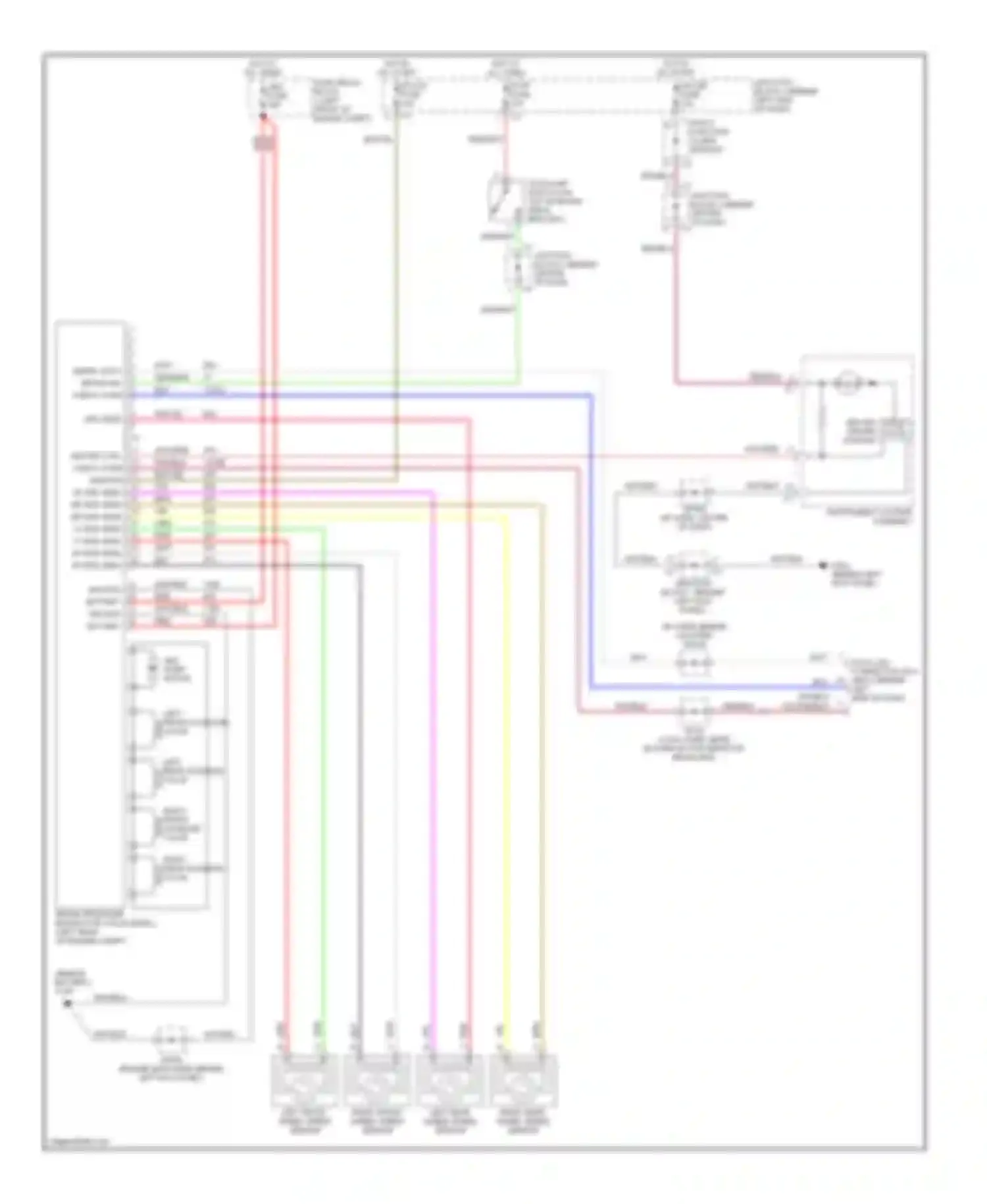 Prizm Chevrolet I (1997-2002): Anti-lock brake circuits