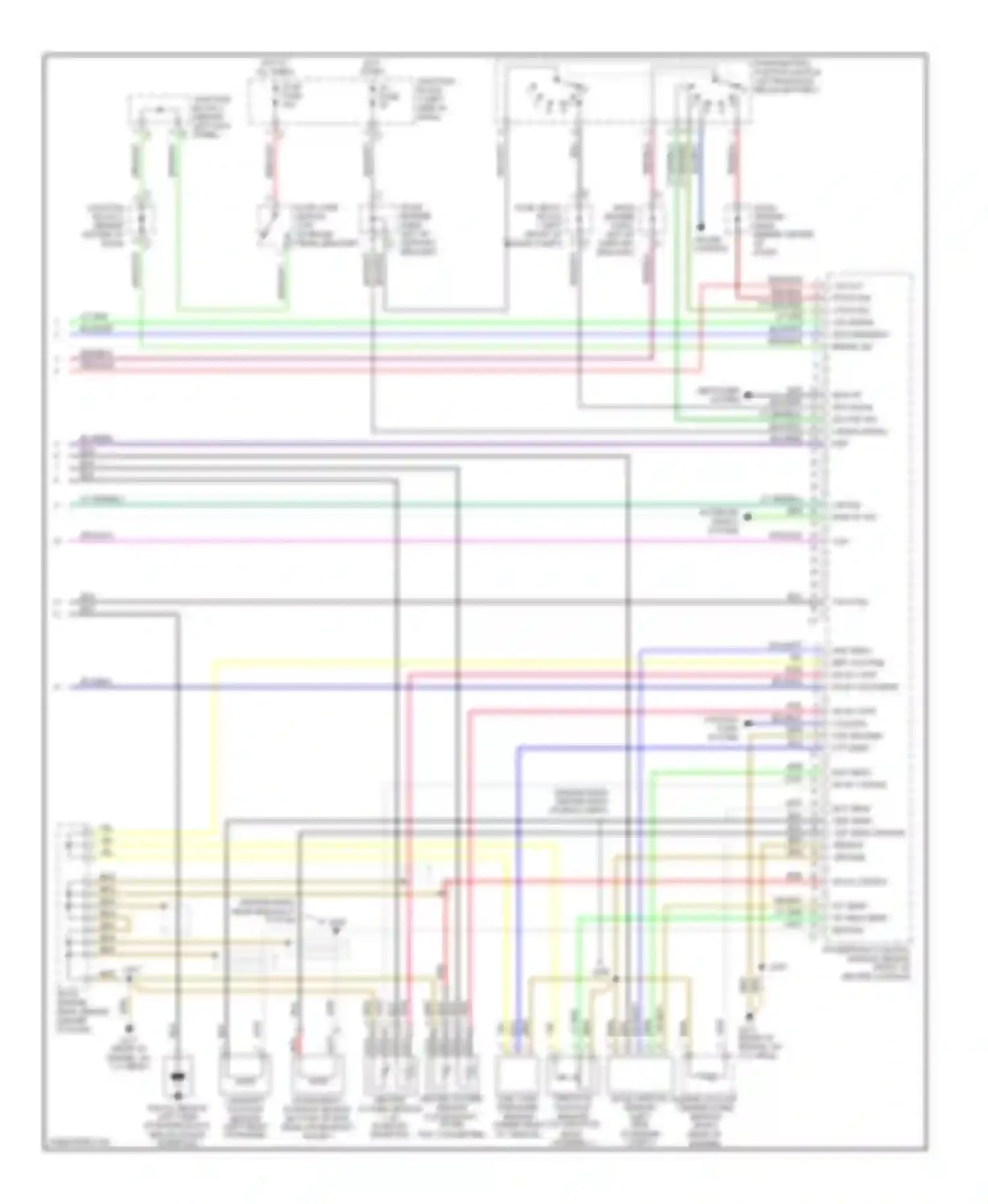 Prizm Chevrolet I (1997-2002): Wiring diagram engine performance 1.8l vin 8s, with 4 speed a/t (3 of
3)