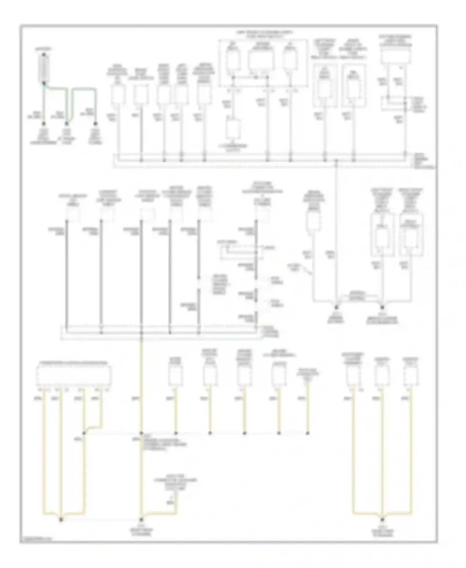 Prizm Chevrolet I (1997-2002): Ground distribution circuit (1 of 3)