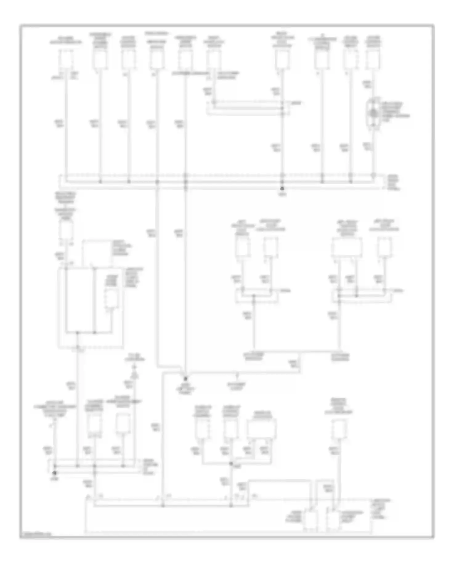 Prizm Chevrolet I (1997-2002): Ground distribution circuit (2 of 3)