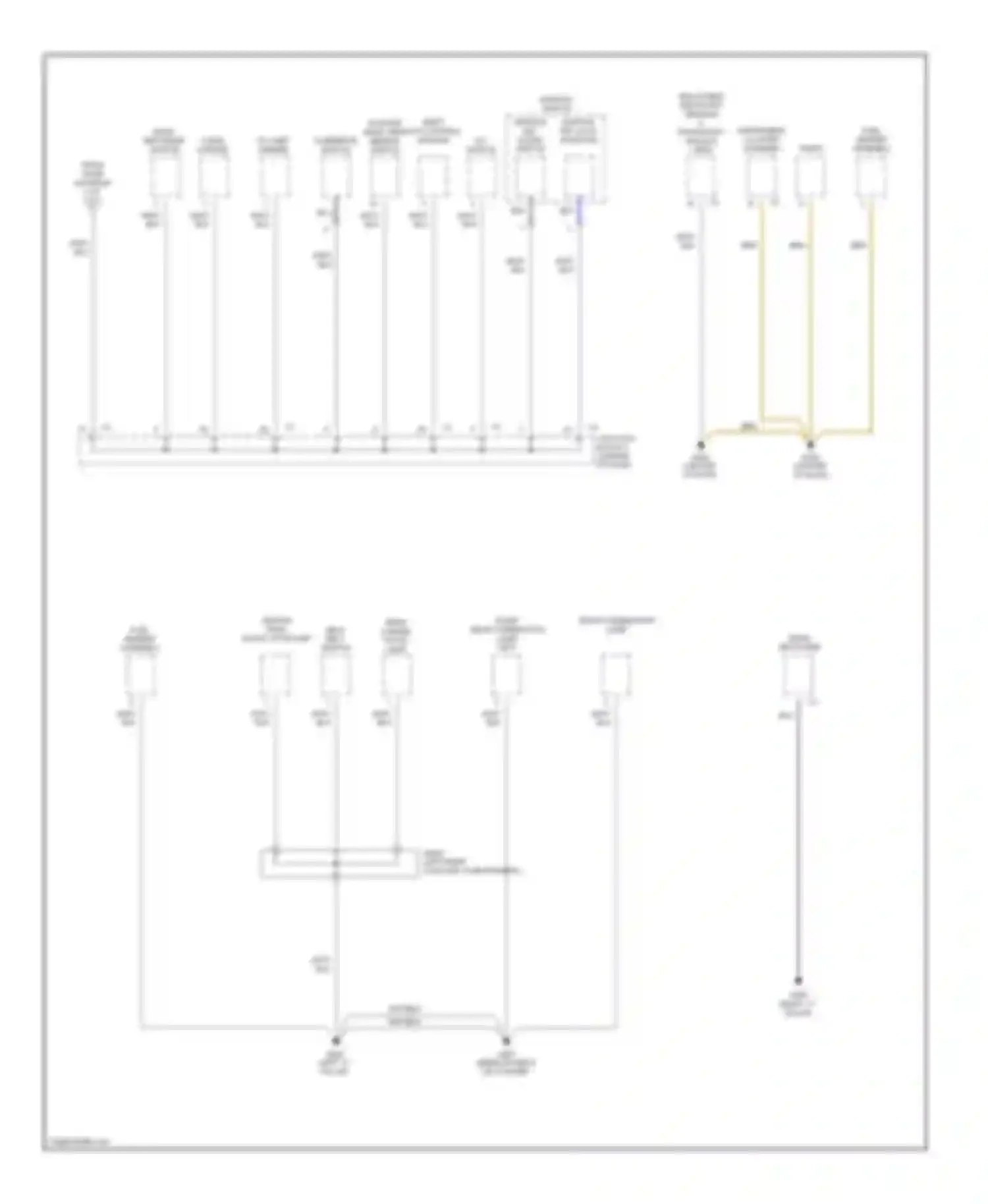 Prizm Chevrolet I (1997-2002): Ground distribution circuit (3 of 3)