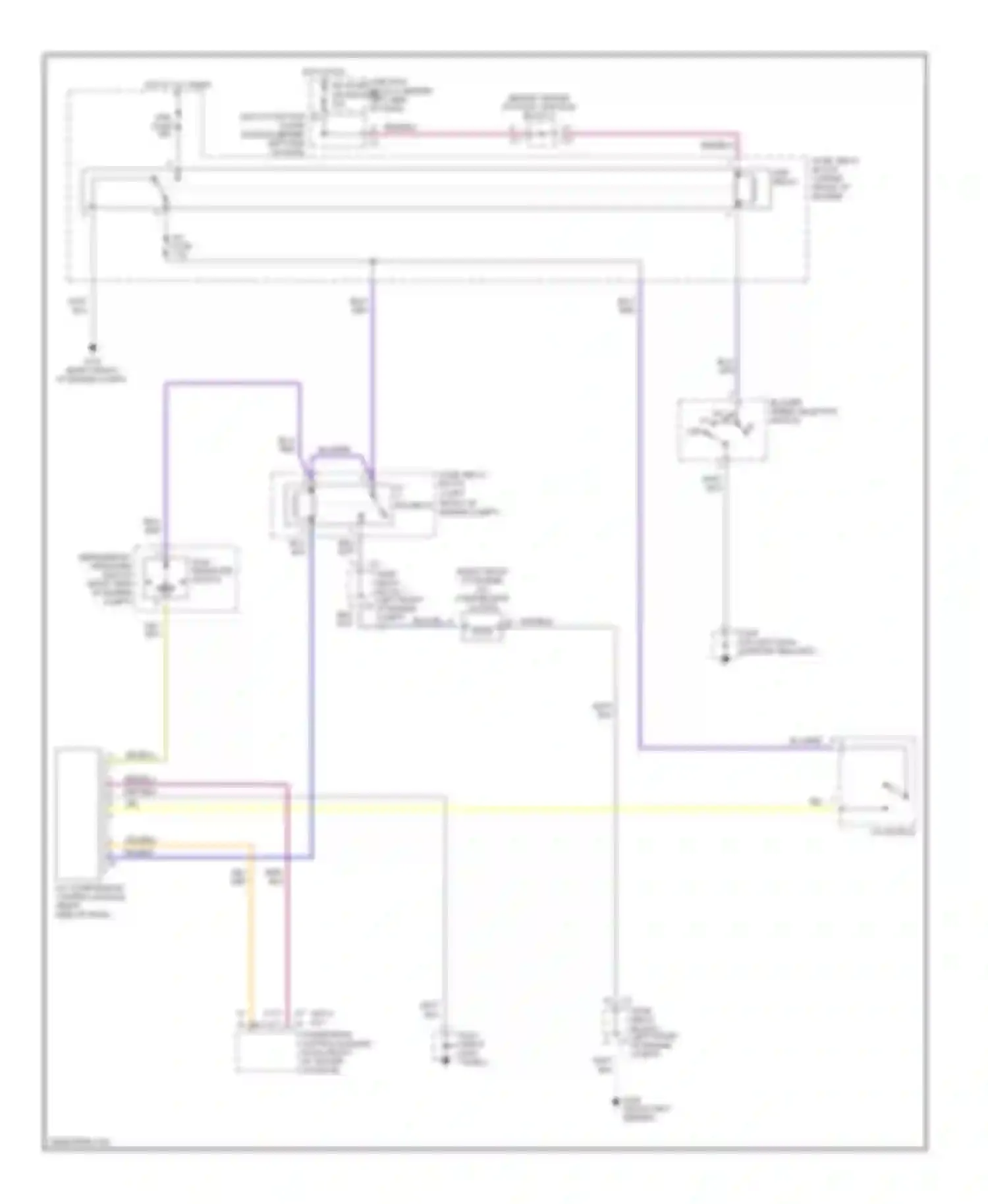 Wiring diagram blk for Chevrolet Prizm I (1997-2002) (2 of 36)