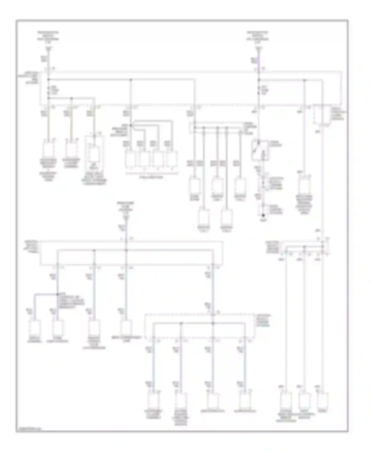 Wiring diagram instrument cluster assembly for Chevrolet Prizm I (1997-2002) (12 of 14)