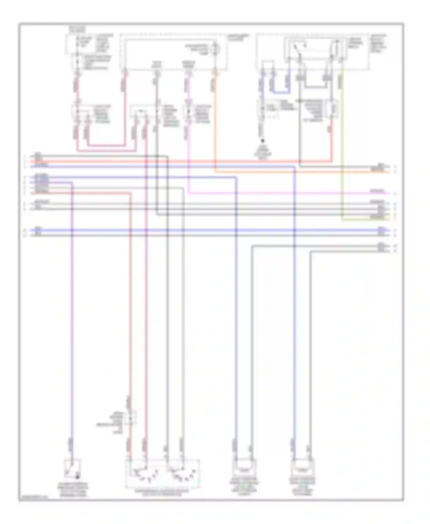 Wiring diagram malfunction indicator lamp for Chevrolet Prizm I (1997-2002) (2 of 2)