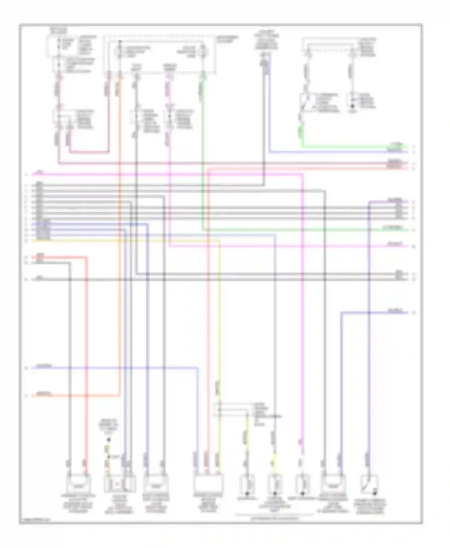 Wiring diagram o/d off indicator lamp for Chevrolet Prizm I (1997-2002) (1 of 1)