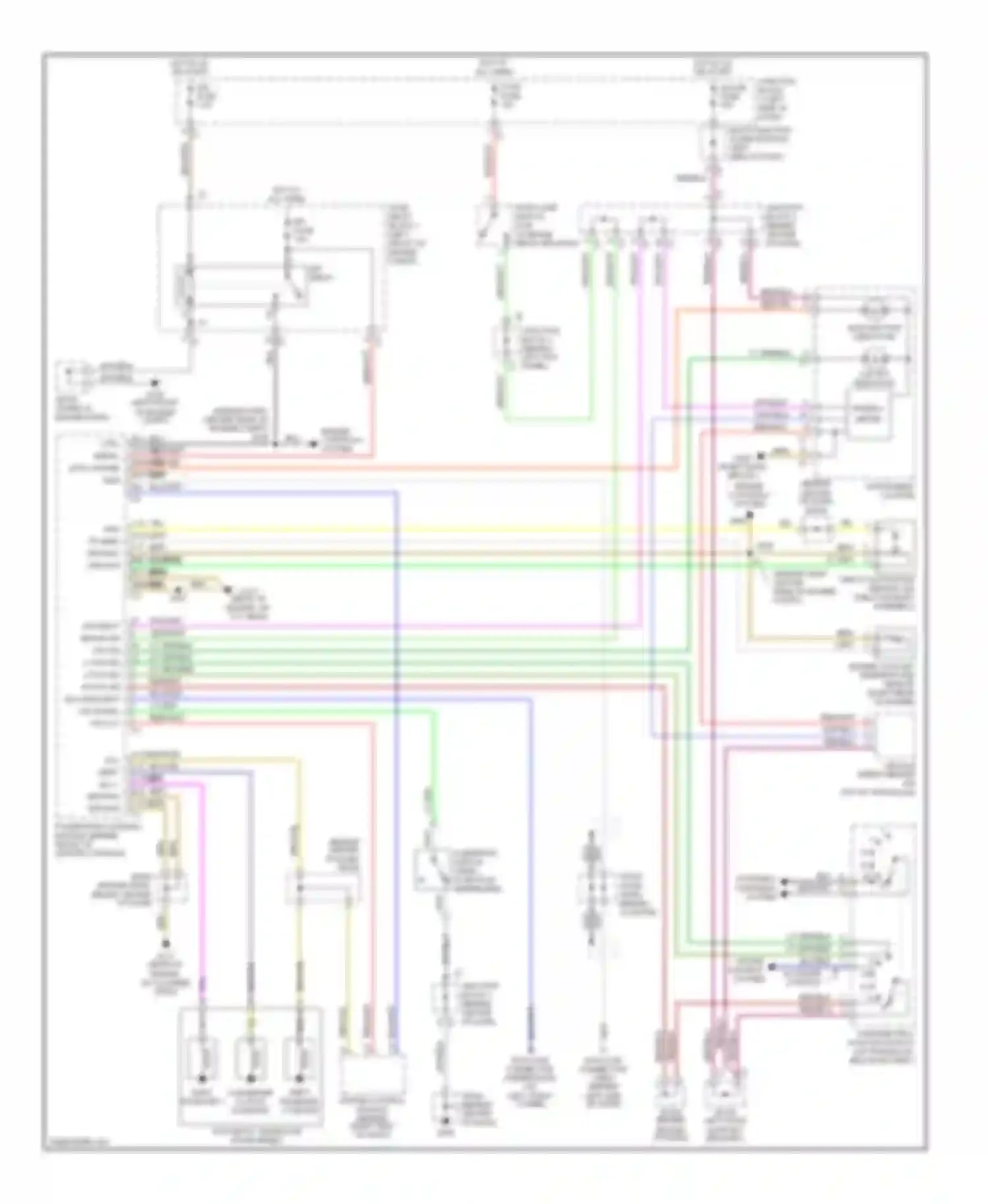 Wiring diagram o/d off indicator for Chevrolet Prizm I (1997-2002) (1 of 1)