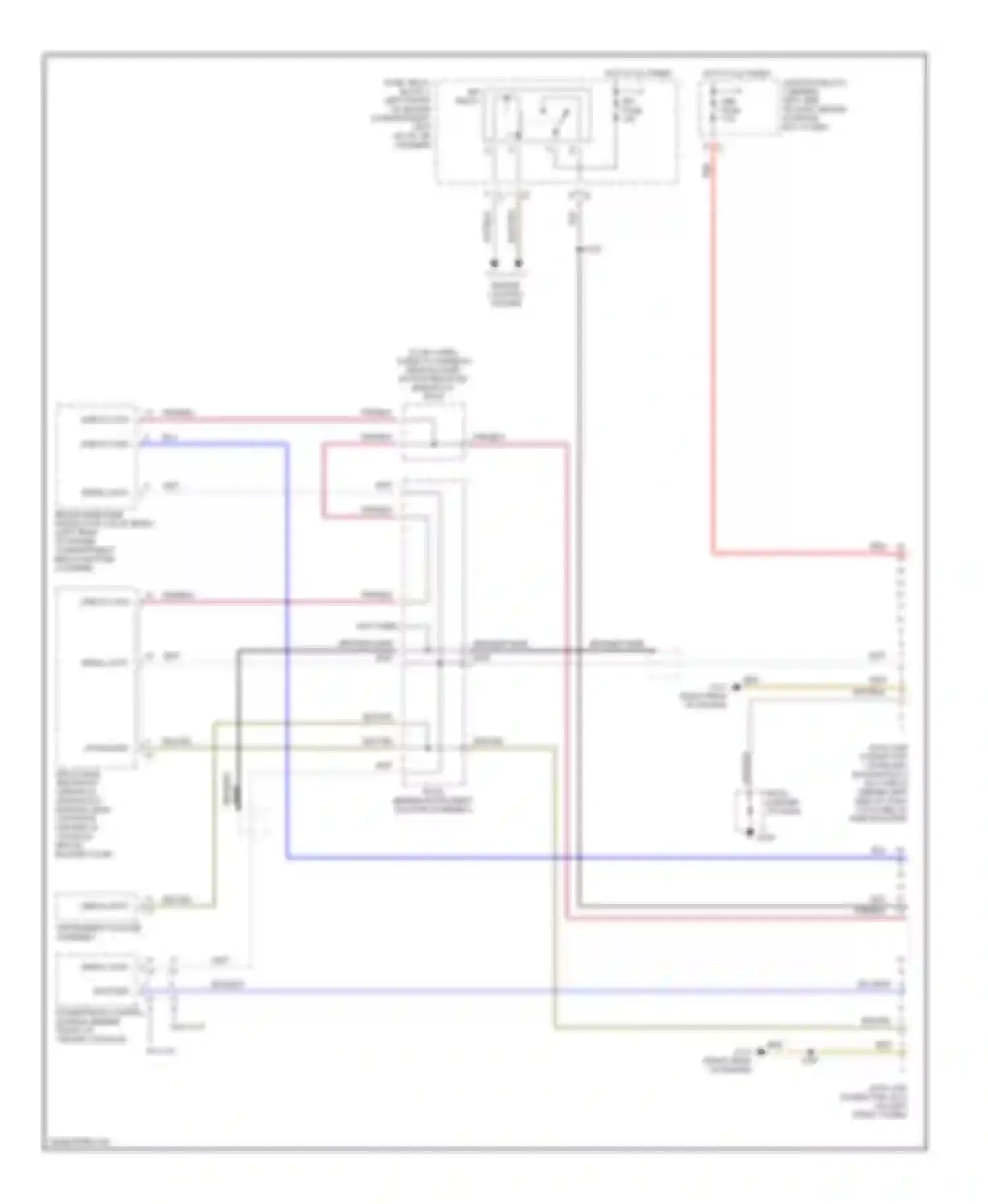 Wiring diagram w/o 4 a/t for Chevrolet Prizm I (1997-2002) (1 of 2)