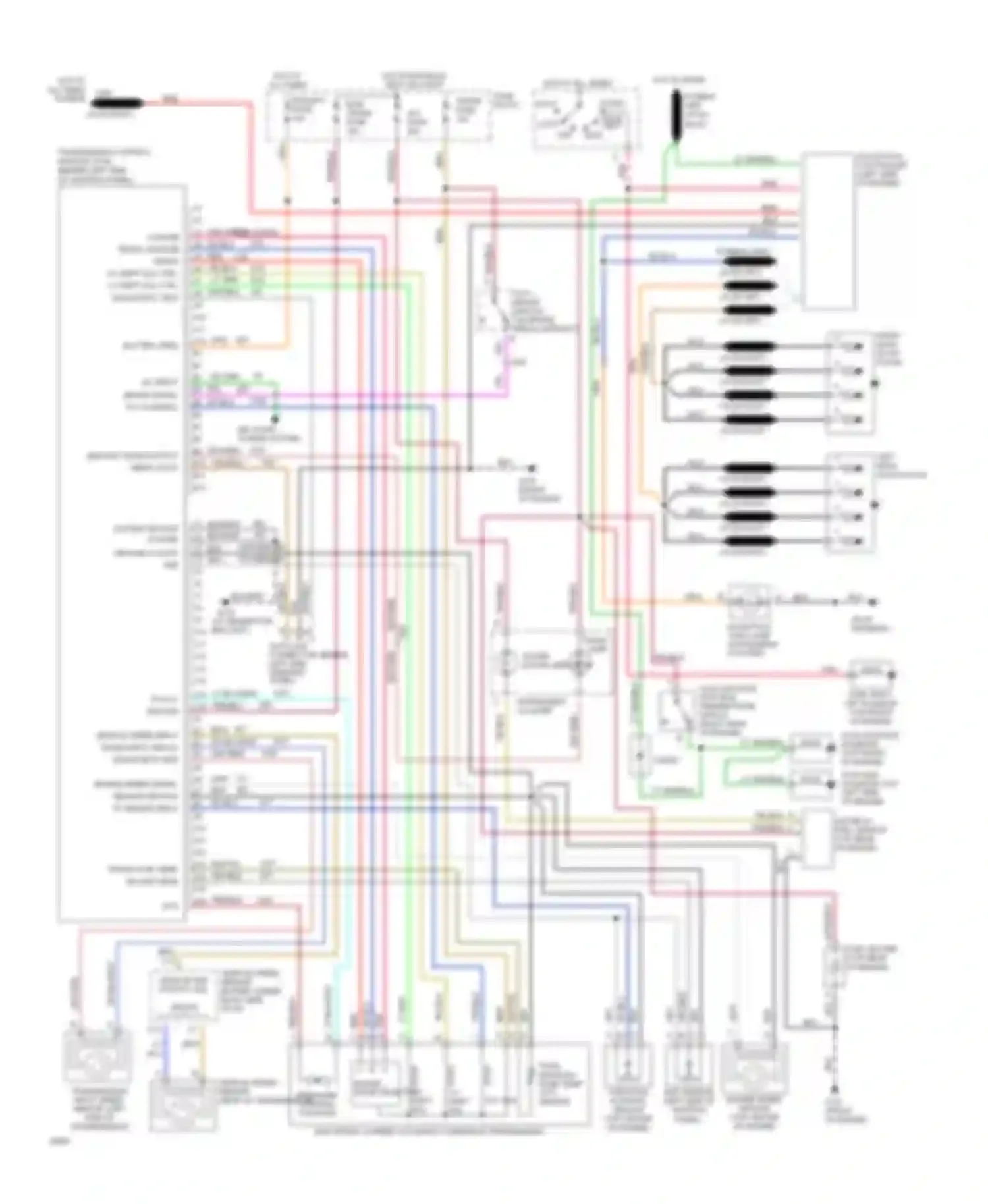 RV Cutaway G30 Chevrolet  (1985-1994): Wiring diagram engine performance 6.5l (vin y)s, a/t