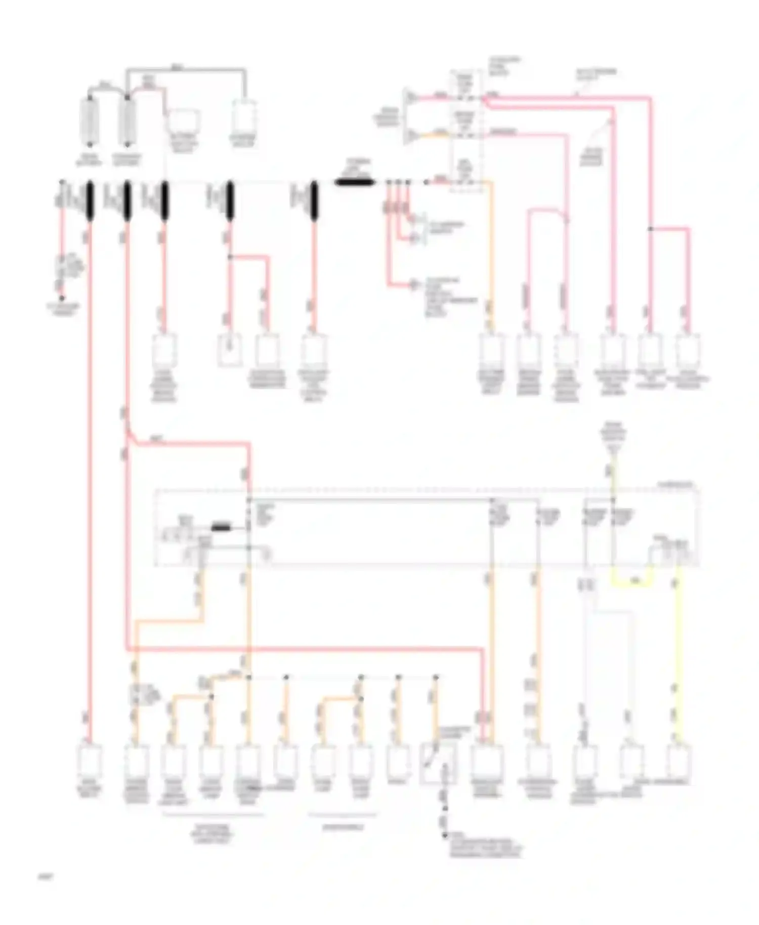 RV Cutaway G30 Chevrolet  (1985-1994): Power distribution circuit, diesel (1 of 3)