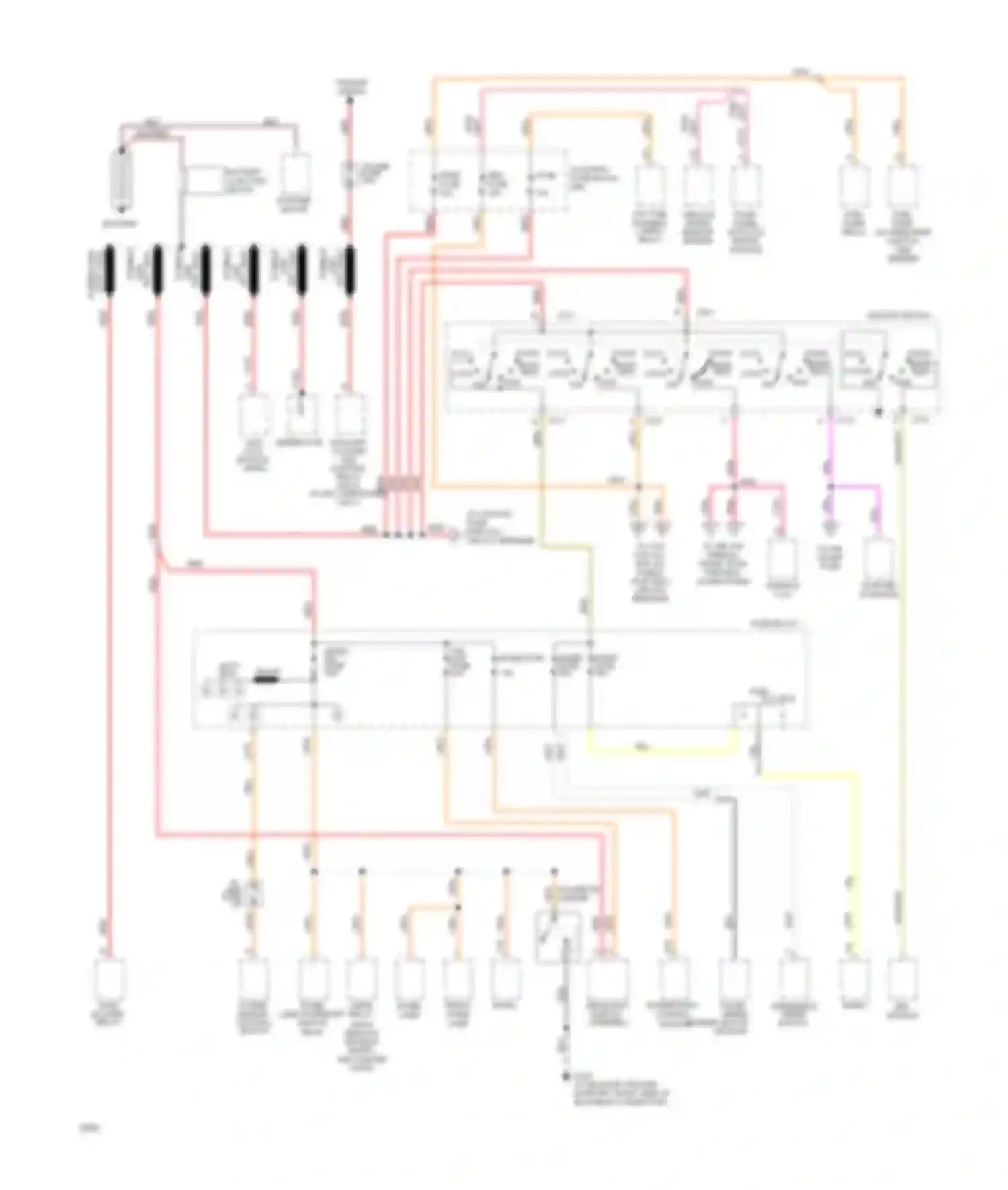 RV Cutaway G30 Chevrolet  (1985-1994): Power distribution circuit, gasoline (1 of 4)
