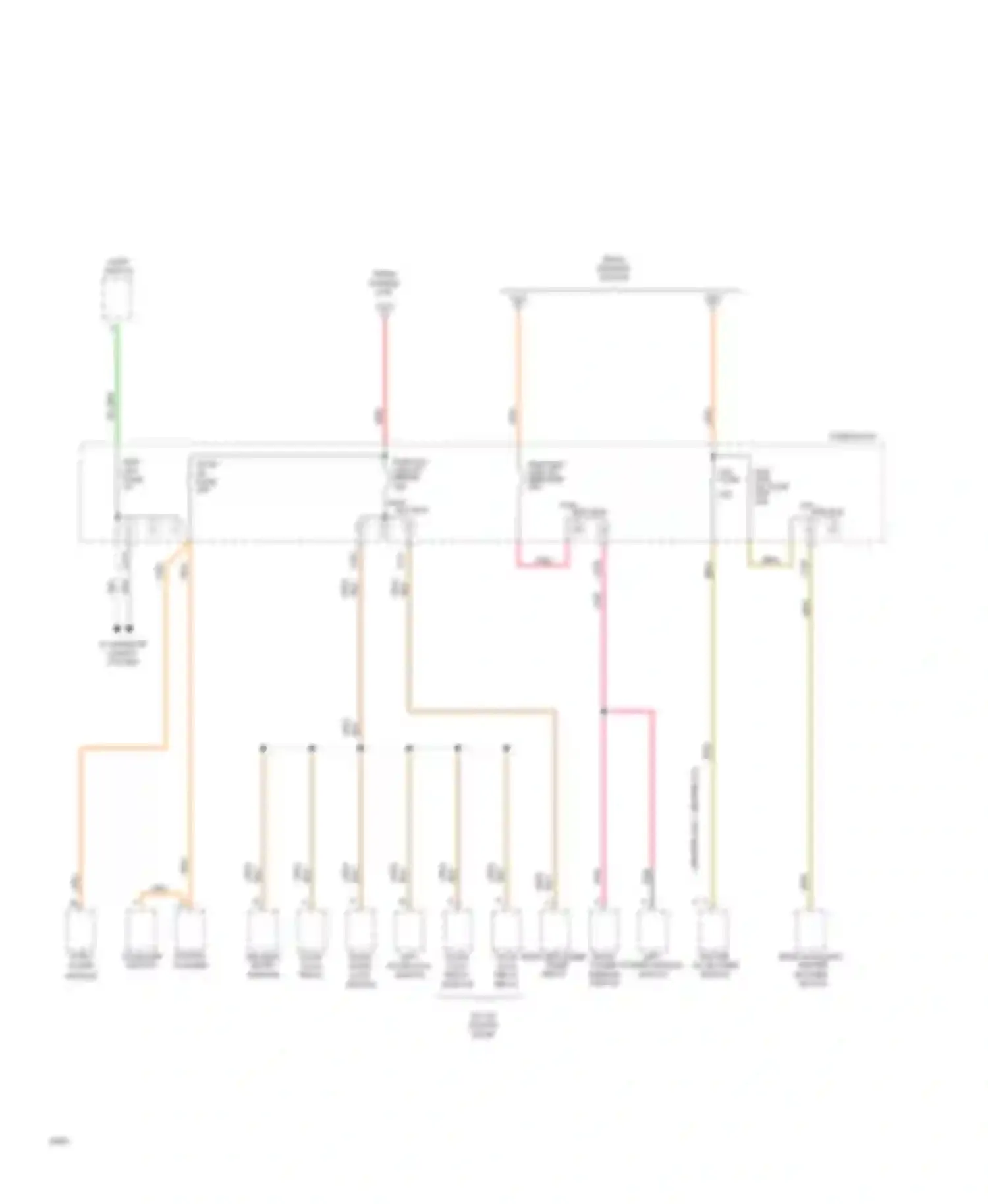 RV Cutaway G30 Chevrolet  (1985-1994): Power distribution circuit, gasoline (2 of 4)