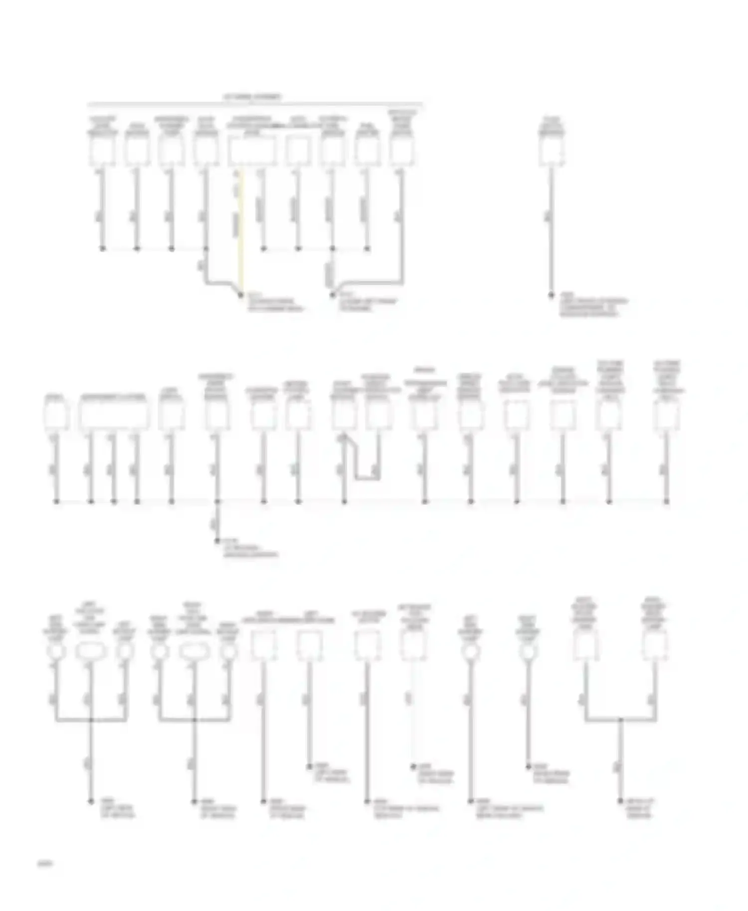 Wiring diagram engine coolant level indicator module for Chevrolet RV Cutaway G30  (1985-1994) (1 of 2)