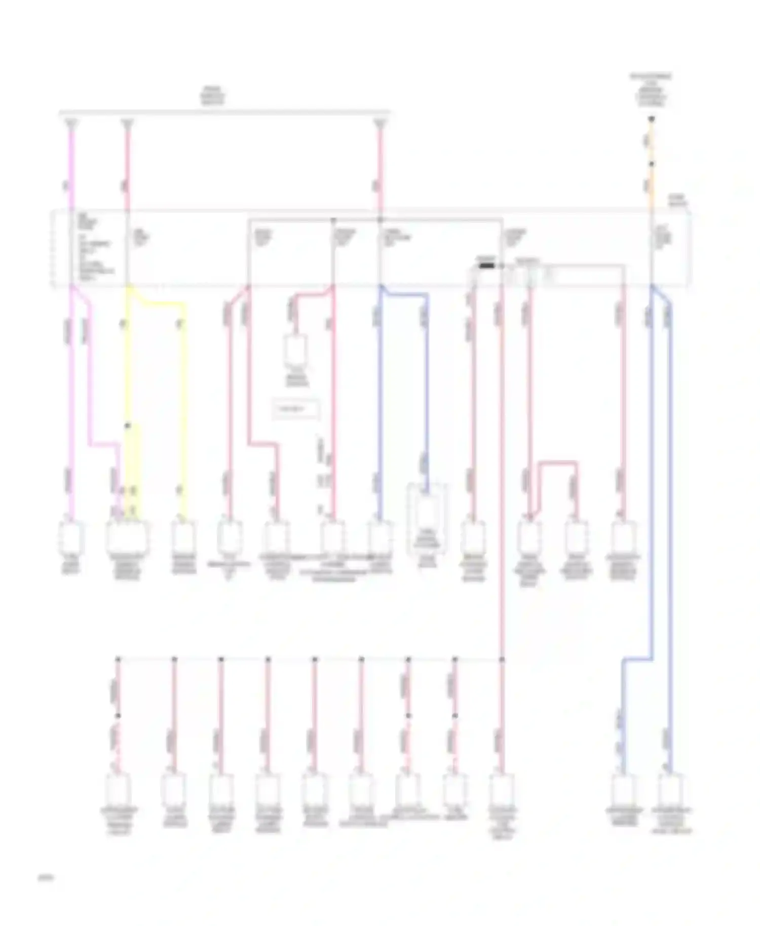 Wiring diagram from ignition switch for Chevrolet RV Cutaway G30  (1985-1994) (3 of 4)