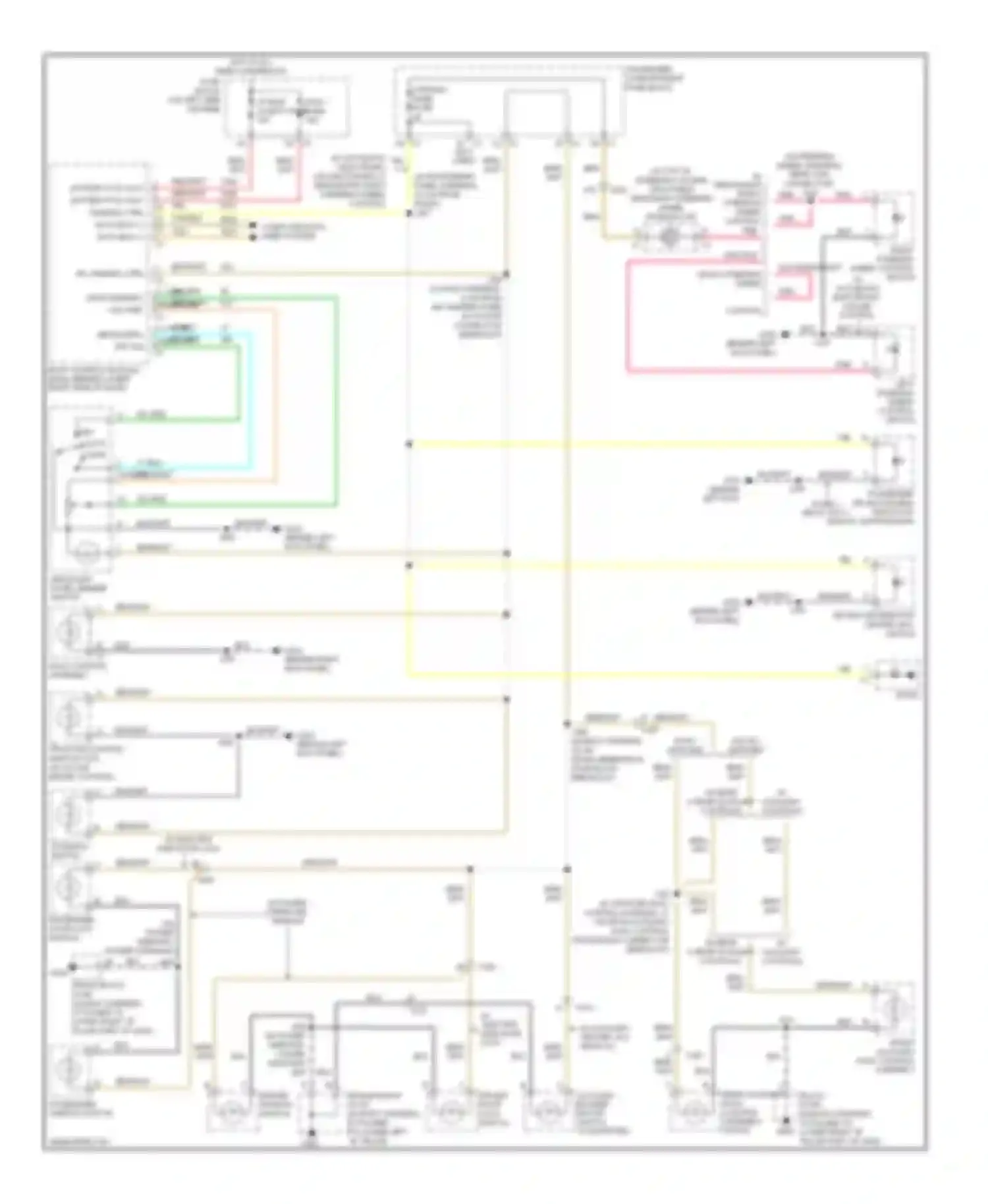 Wiring diagram driver window switch for Chevrolet RV Cutaway G3500  (1997-2013) (1 of 6)