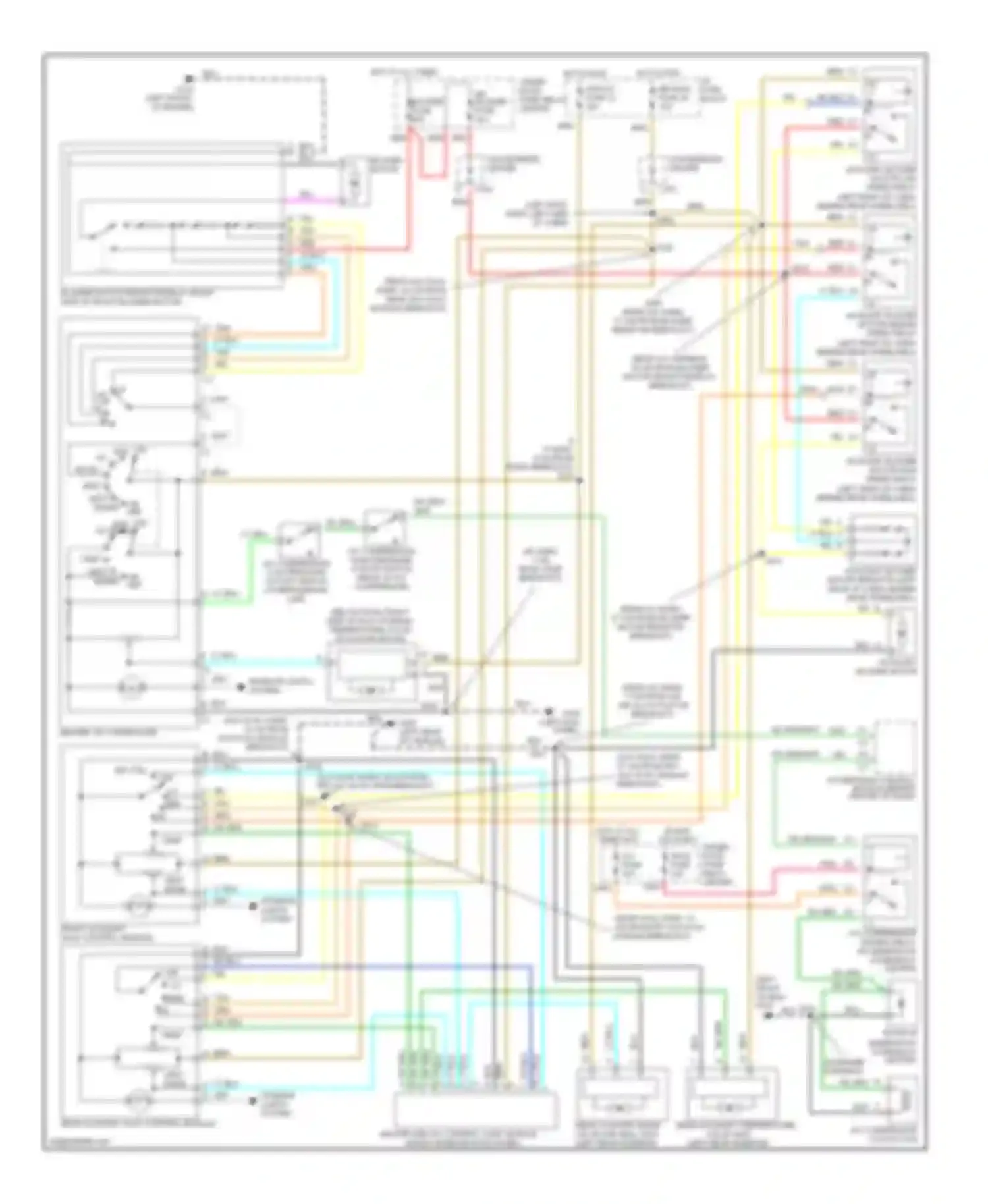 Wiring diagram powertrain control module (behind for Chevrolet RV Cutaway G3500  (1997-2013) (2 of 2)