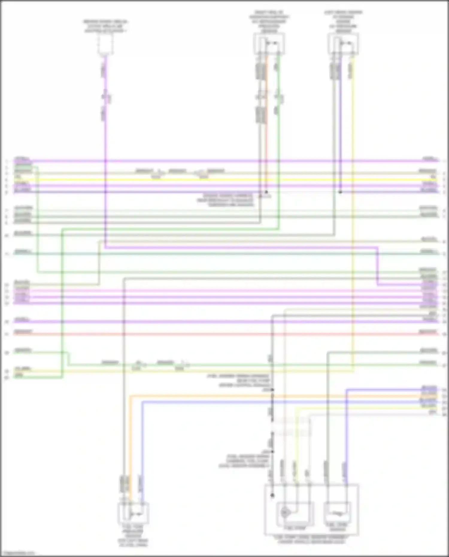 Wiring diagram active grille air shutter actuator 1 for Chevrolet Seeker I (2022-2024) (4 of 4)