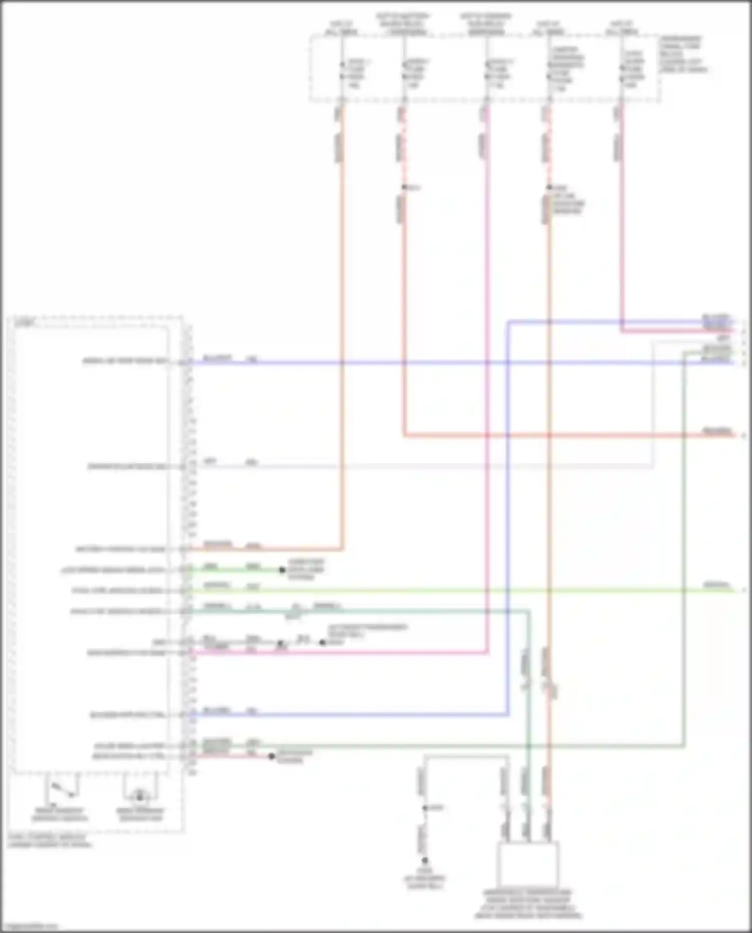 Wiring diagram hot w/ battery saver relay 1 energized for Chevrolet Seeker I (2022-2024) (2 of 21)