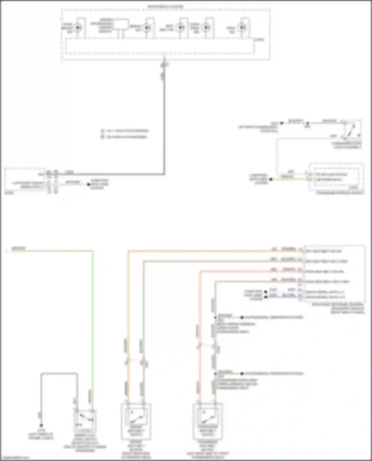 Wiring diagram instrument cluster for Chevrolet Seeker I (2022-2024) (10 of 35)