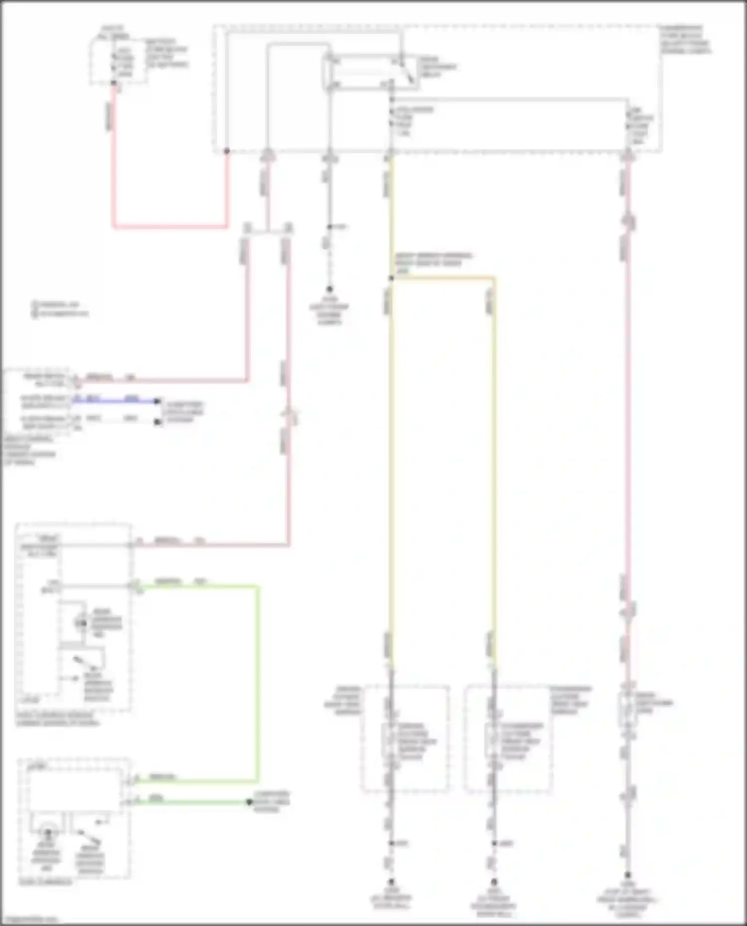 Wiring diagram rear defogger for Chevrolet Seeker I (2022-2024) (1 of 1)
