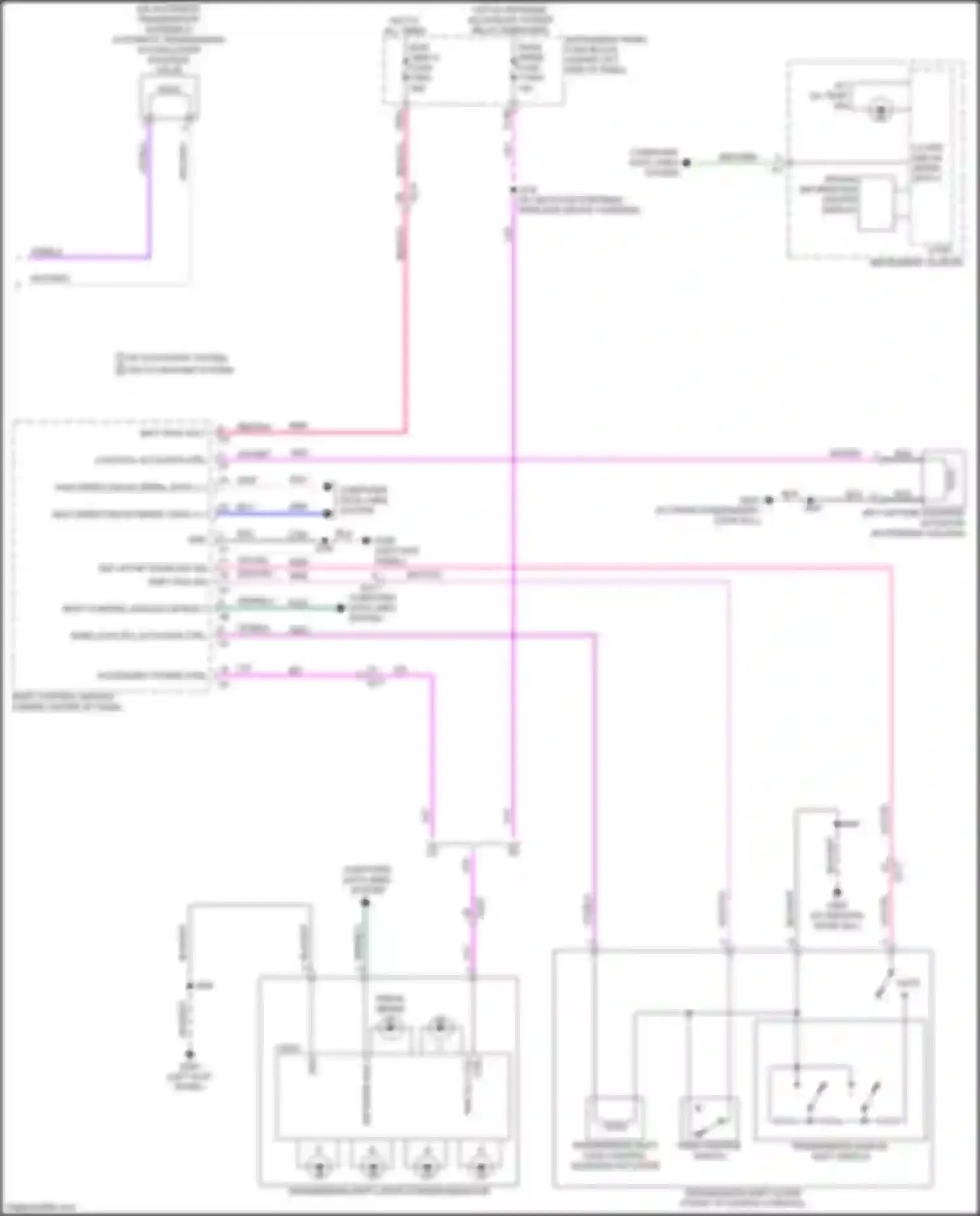Wiring diagram shift pos sig for Chevrolet Seeker I (2022-2024) (1 of 1)