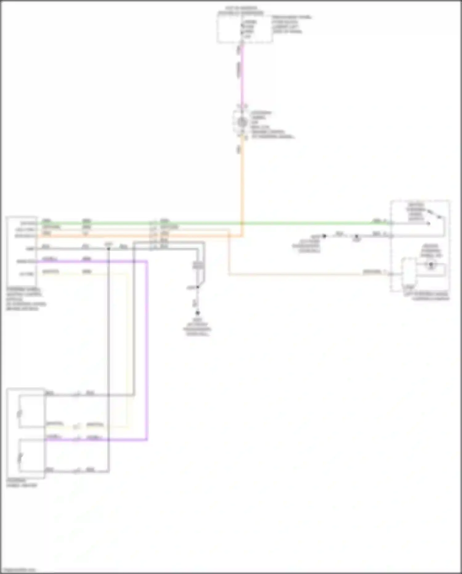 Wiring diagram steering wheel heater for Chevrolet Seeker I (2022-2024) (2 of 2)