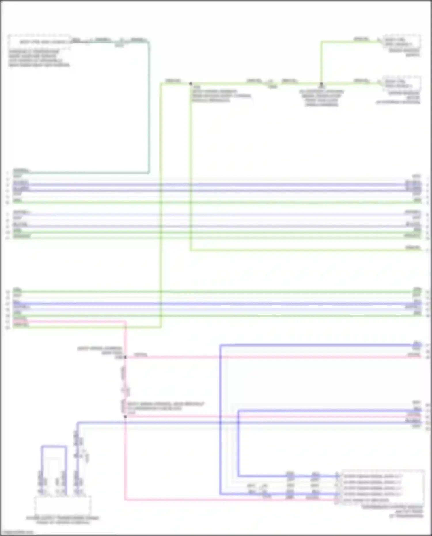 Wiring diagram transmission control module for Chevrolet Seeker I (2022-2024) (2 of 4)