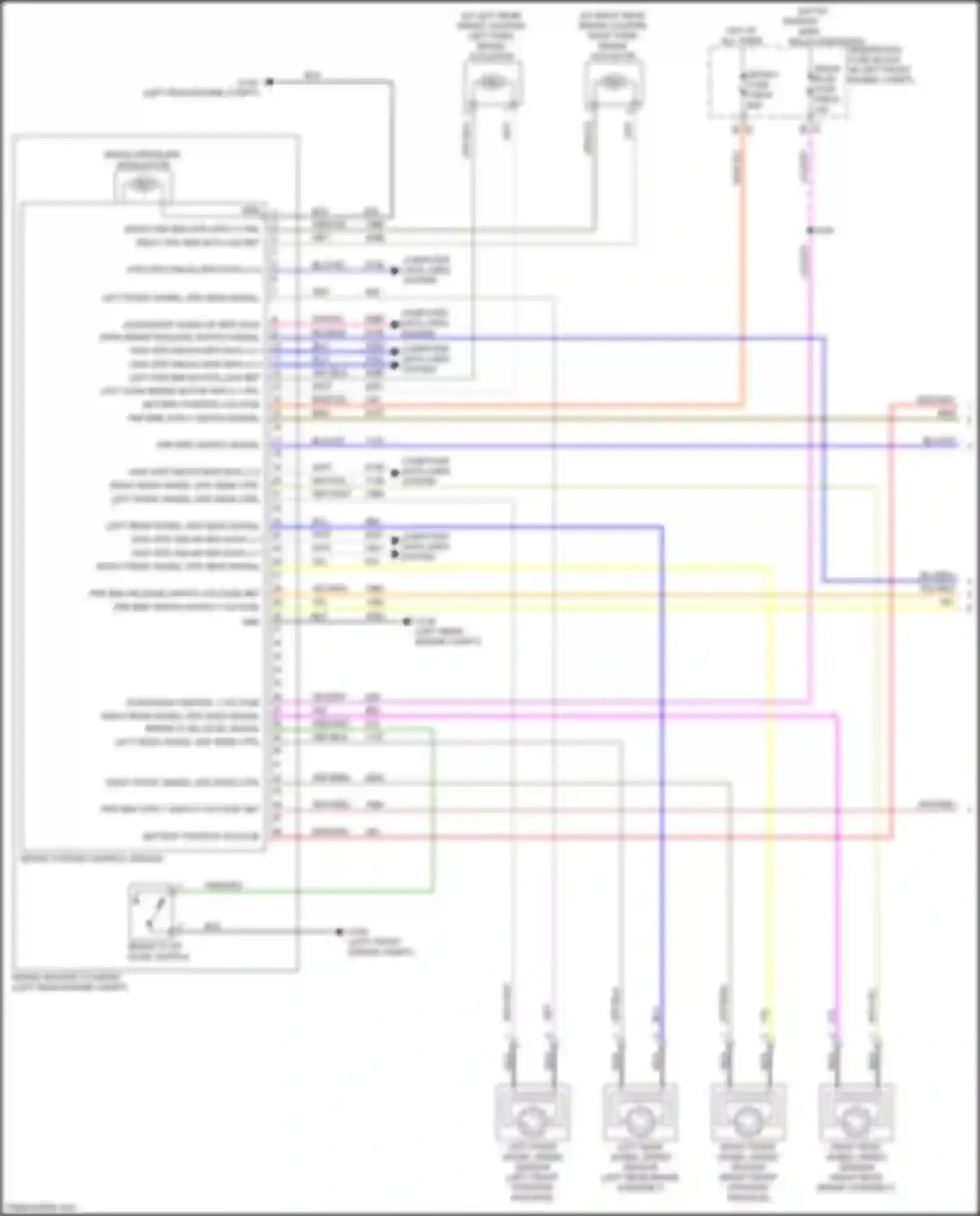 Wiring diagram underhood fuse block for Chevrolet Seeker I (2022-2024) (11 of 43)
