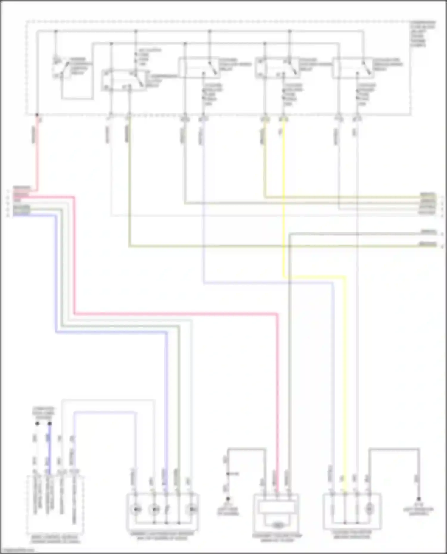 Wiring diagram underhood fuse block for Chevrolet Seeker I (2022-2024) (2 of 43)