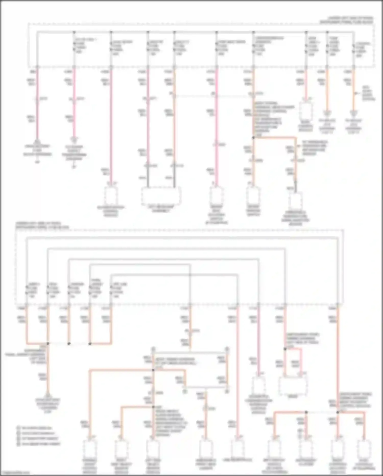 Wiring diagram w/ 8 inch display for Chevrolet Seeker I (2022-2024) (4 of 4)