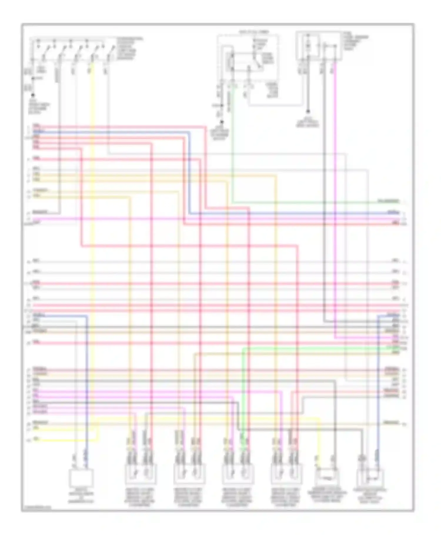 Silverado 1500 HD Chevrolet  (2001-2006): Wiring diagram engine performance 4.3l vin x (2 of 4)