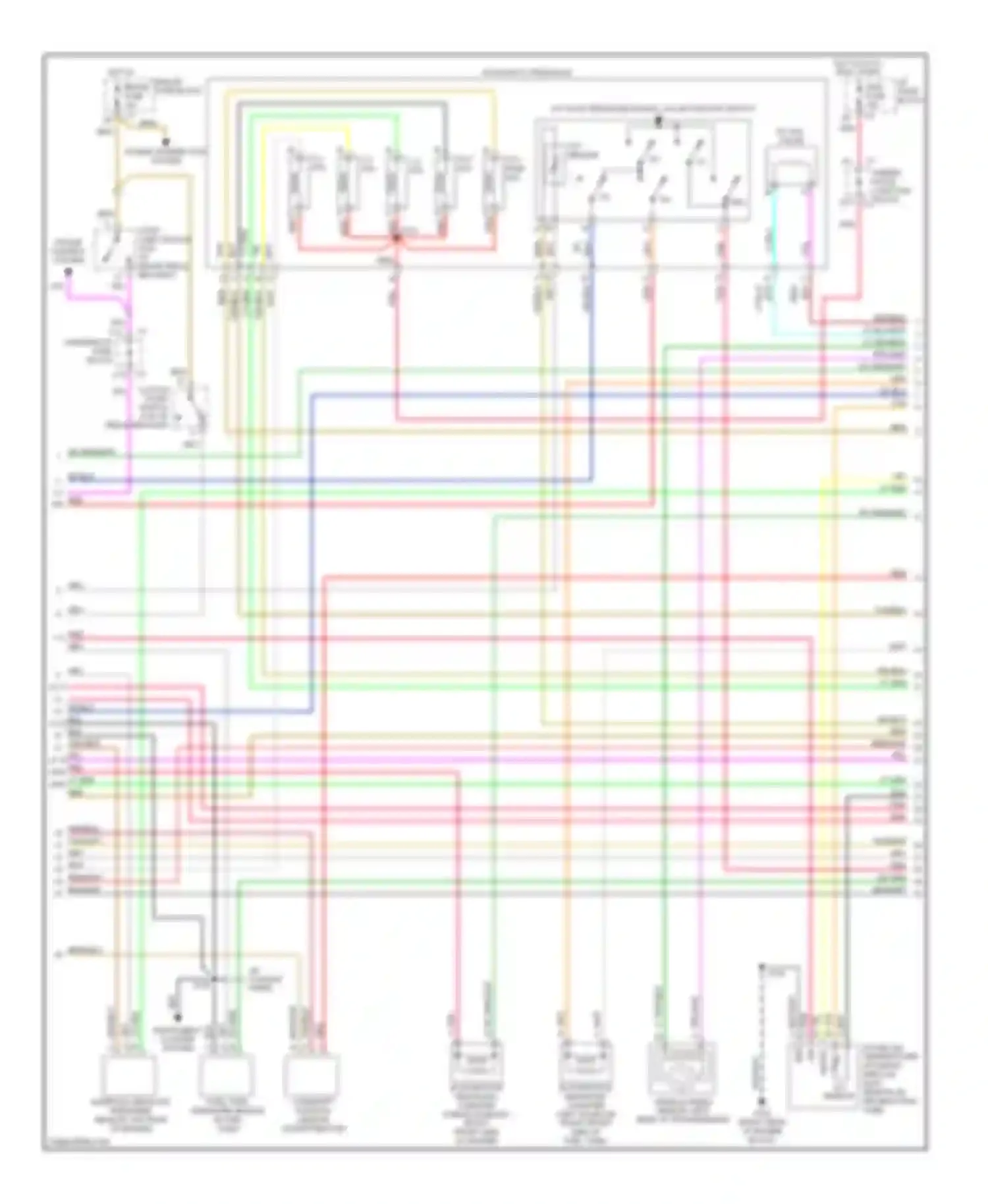 Silverado 1500 HD Chevrolet  (2001-2006): Wiring diagram engine performance 4.3l vin x (3 of 4)