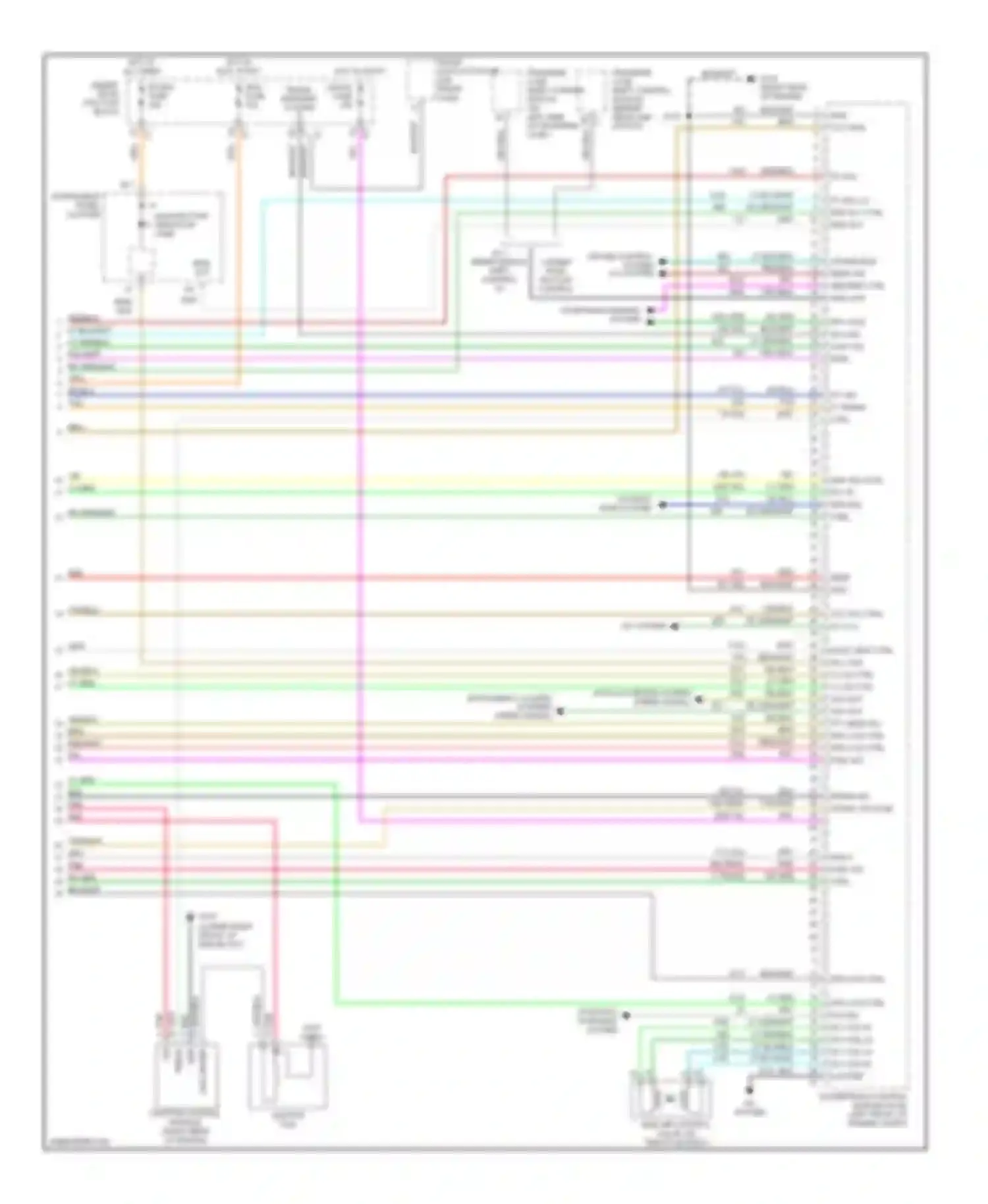Silverado 1500 HD Chevrolet  (2001-2006): Wiring diagram engine performance 4.3l vin x (4 of 4)