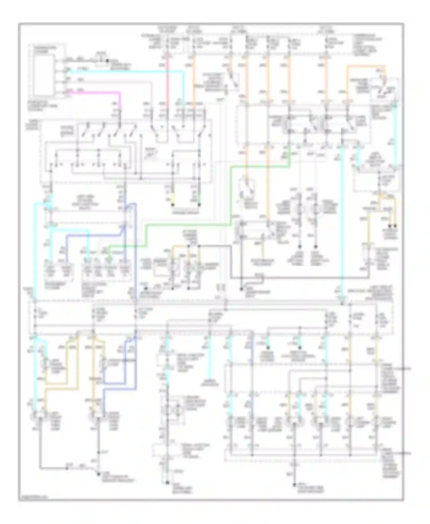 Silverado 1500 HD Chevrolet  (2001-2006): Exterior lamps circuit