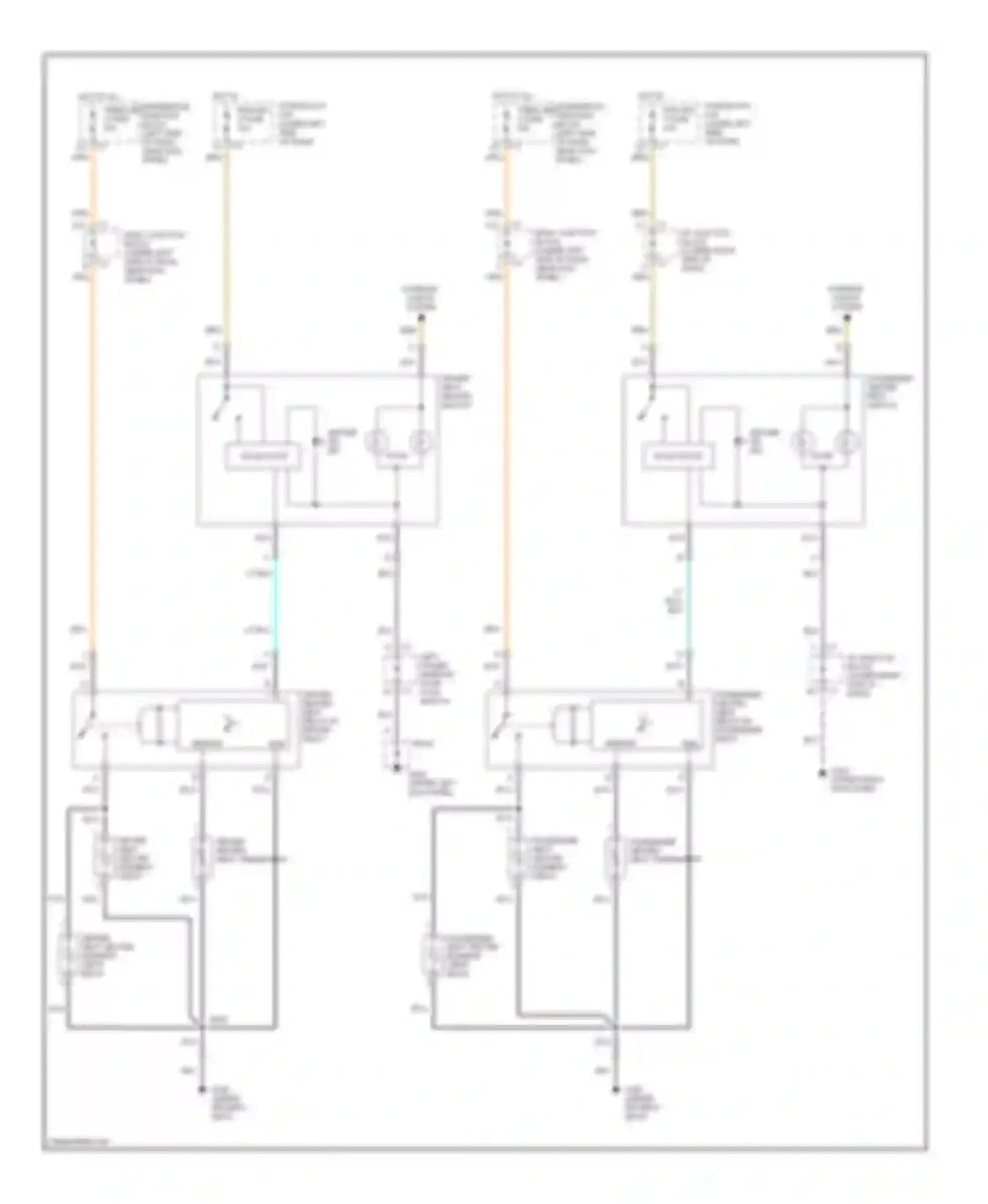 Silverado 1500 HD Chevrolet  (2001-2006): Front seat heater circuit