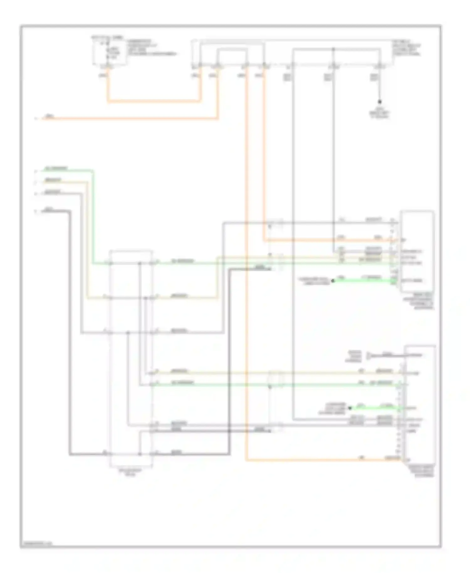 Silverado 1500 HD Chevrolet  (2001-2006): Mid-line radio circuit, without rear seat audio (3 of 3)