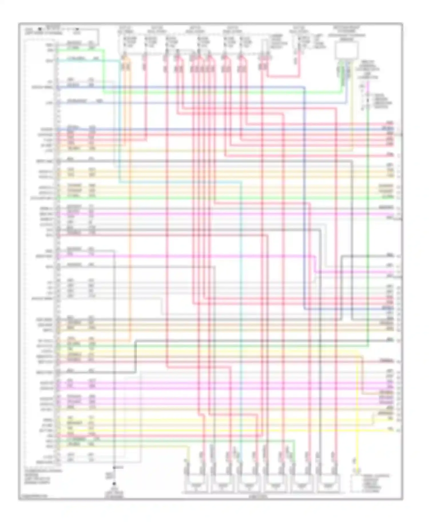 Wiring diagram left i/p fuse block for Chevrolet Silverado 1500 HD  (2001-2006) (3 of 26)