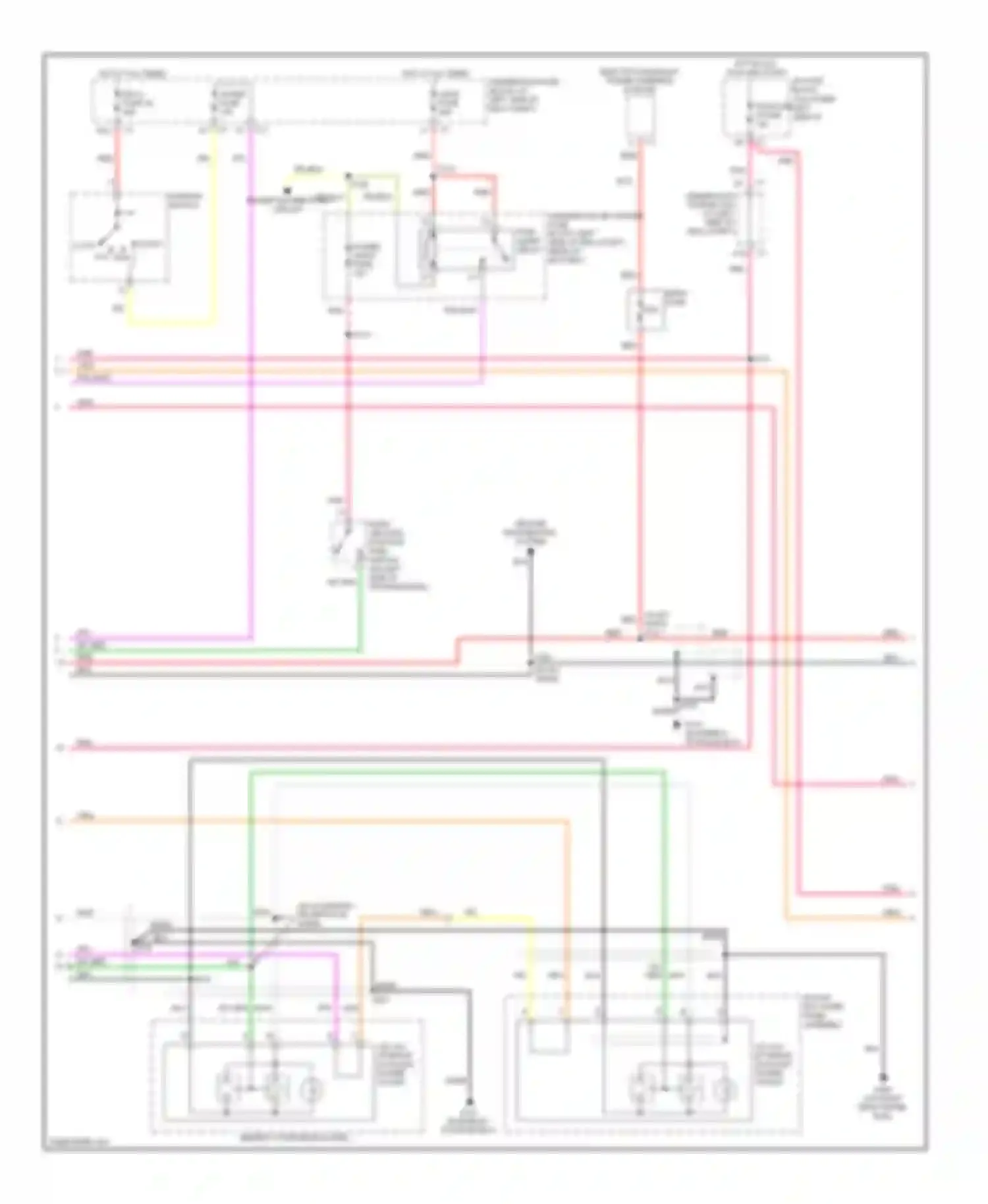 Wiring diagram power distribution circuit for Chevrolet Silverado 1500 HD  (2001-2006) (1 of 1)