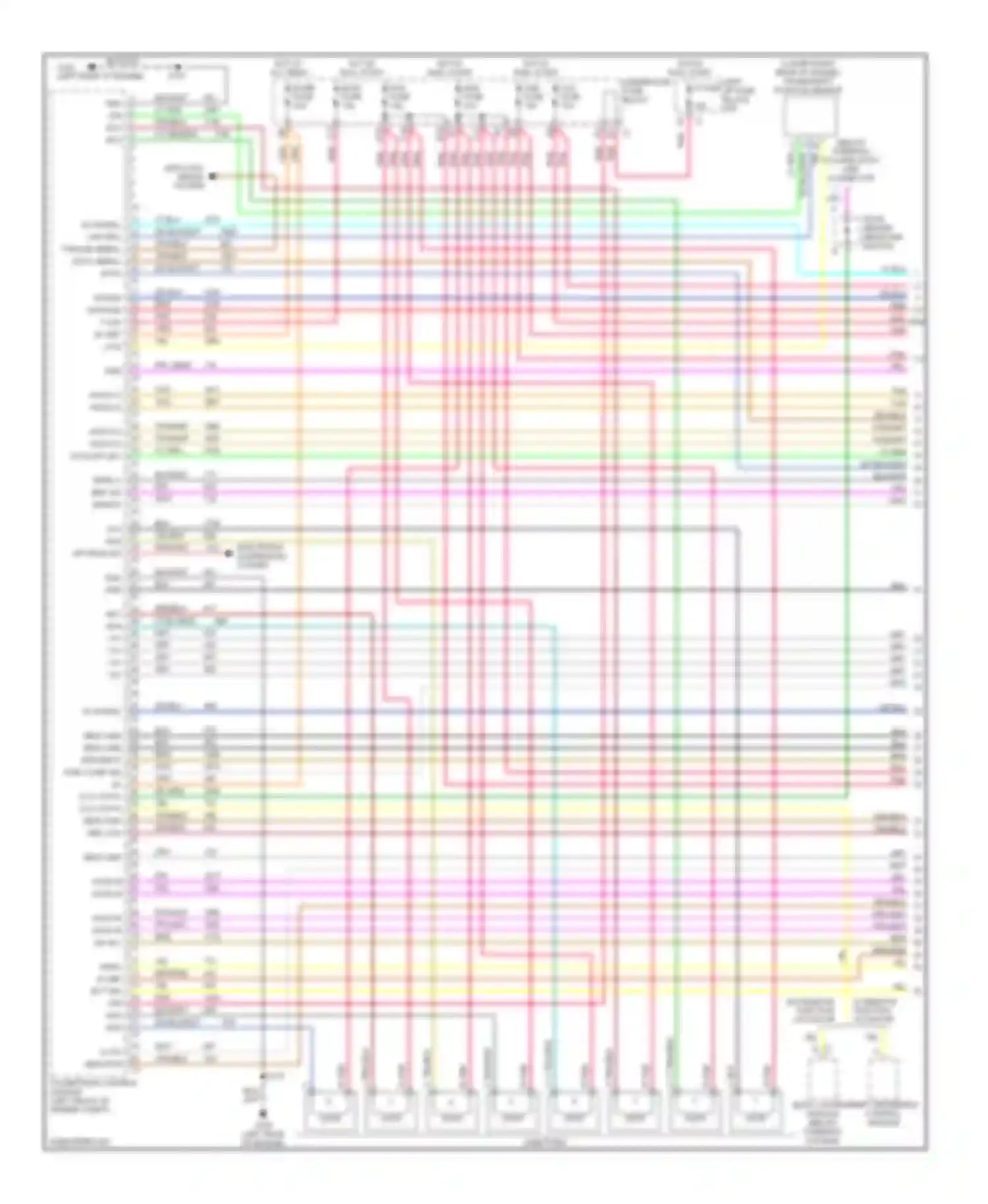 Wiring diagram w/ remote function actuator w/o remote function actuator for Chevrolet Silverado 1500 HD  (2001-2006) (1 of 4)