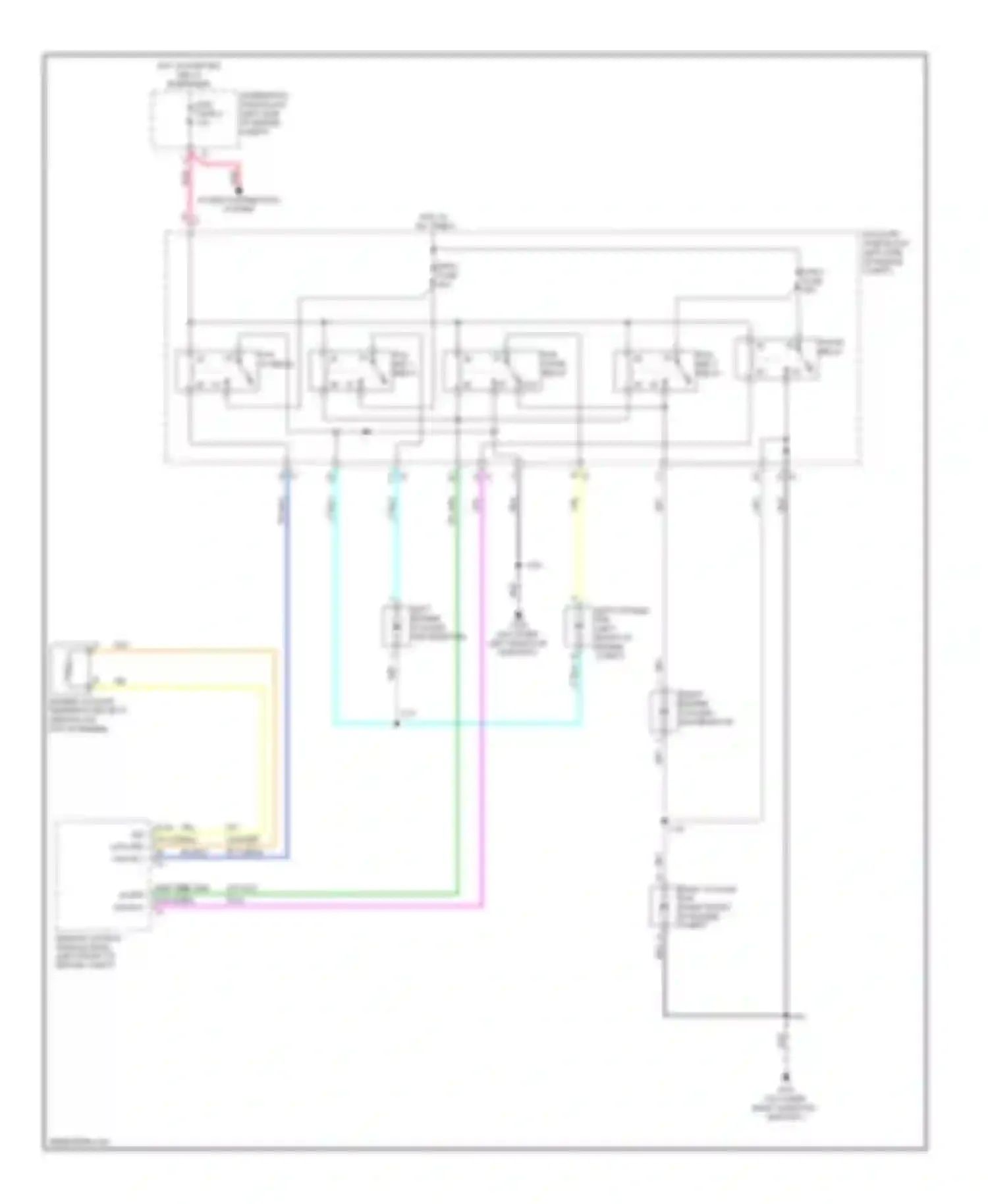 Silverado 1500 Chevrolet  (2000-2012): 6.0l vin 5, engine compartment cooling fan circuit