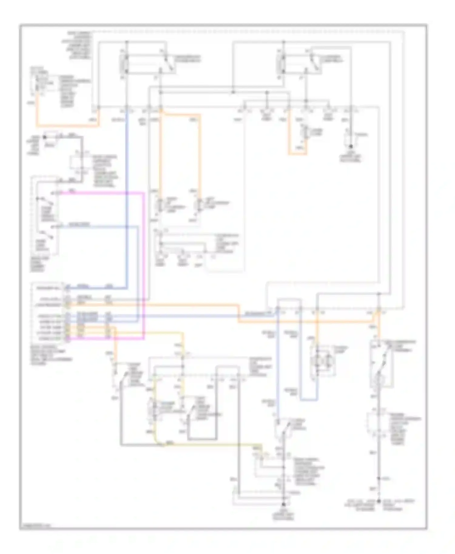 Silverado 1500 Chevrolet  (2000-2012): Courtesy lamps circuit, base